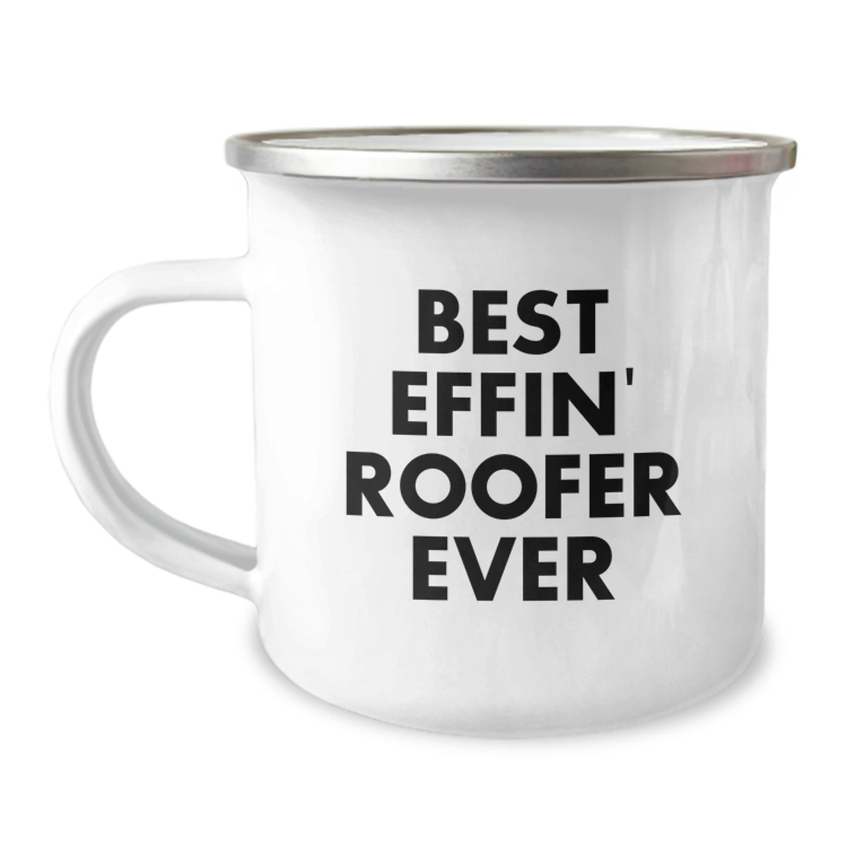 Roofer Gifts for Men, Funny Camping Mug with Best Effin Roofer Ever Quote - Unique Christmas Unique Gifts from Friends to Family - Image 1