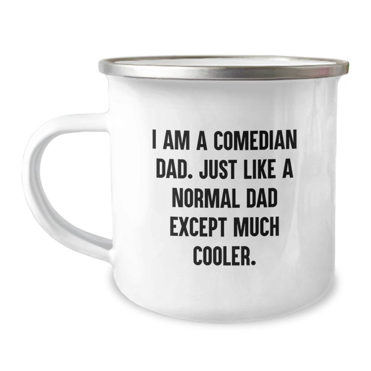 Funny Comedian Dad Gifts from Family, Comedian Camping Mug for Men, Christmas Unique Funny Mugs for Comedian Dad - Image 1