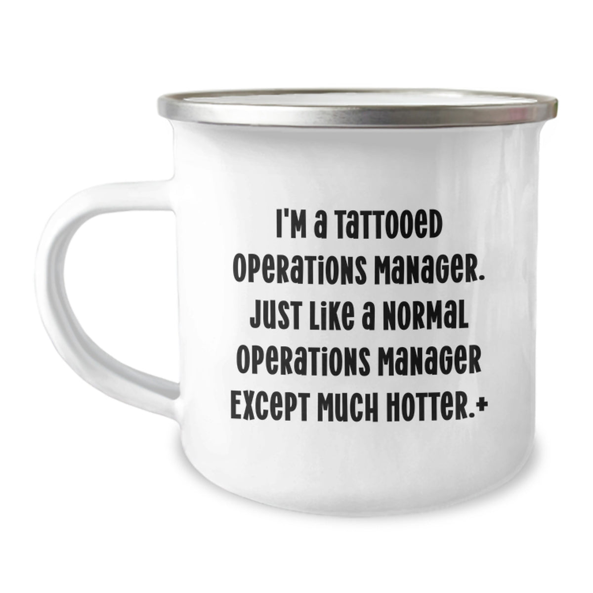 Funny Operations Manager Gifts, I'm A Tattooed Operations Manager, Camping Mug, Birthday Unique Gifts from Friends, Operations Manager Humor, Birthday Present - Image 1