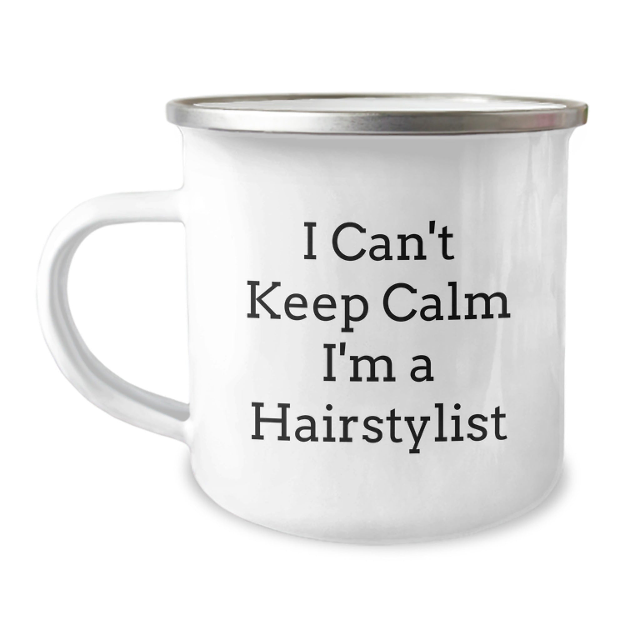 Funny Hairstylist Gifts from Men or Women, Unique Christmas Unique Gifts for Hairstylists, Camping Mugs with I'm a Hairstylist Quote - Image 1