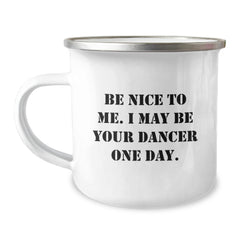Funny Dancer Gifts for Christmas Unique Presents from Men to Women Friends Camping Mug - Image 1