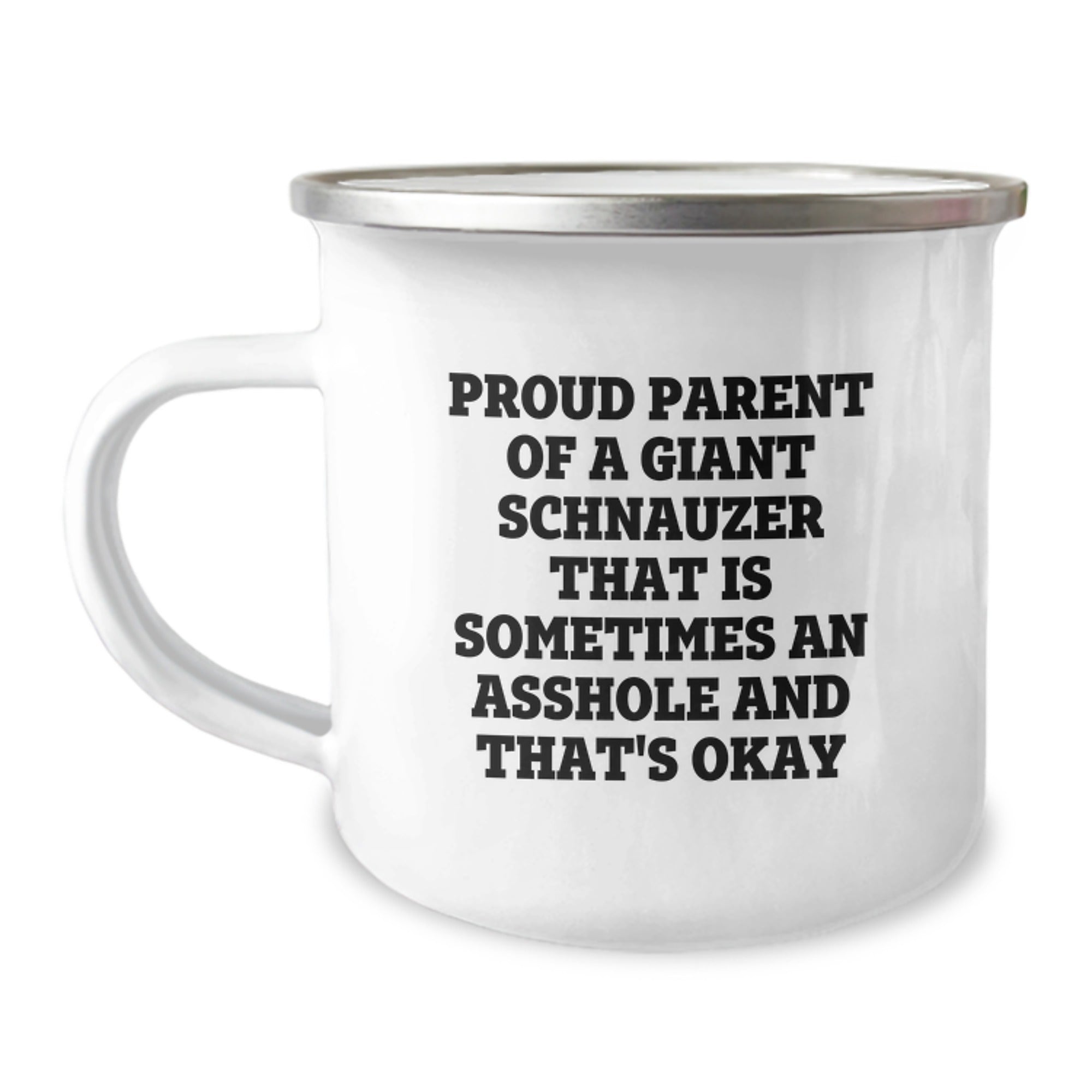Funny Giant Schnauzer Dog Gifts from Mom - Birthday Unique Gifts for Proud Parent of Giant Schnauzer That Is Sometimes An Asshole And That's Okay - Image 1