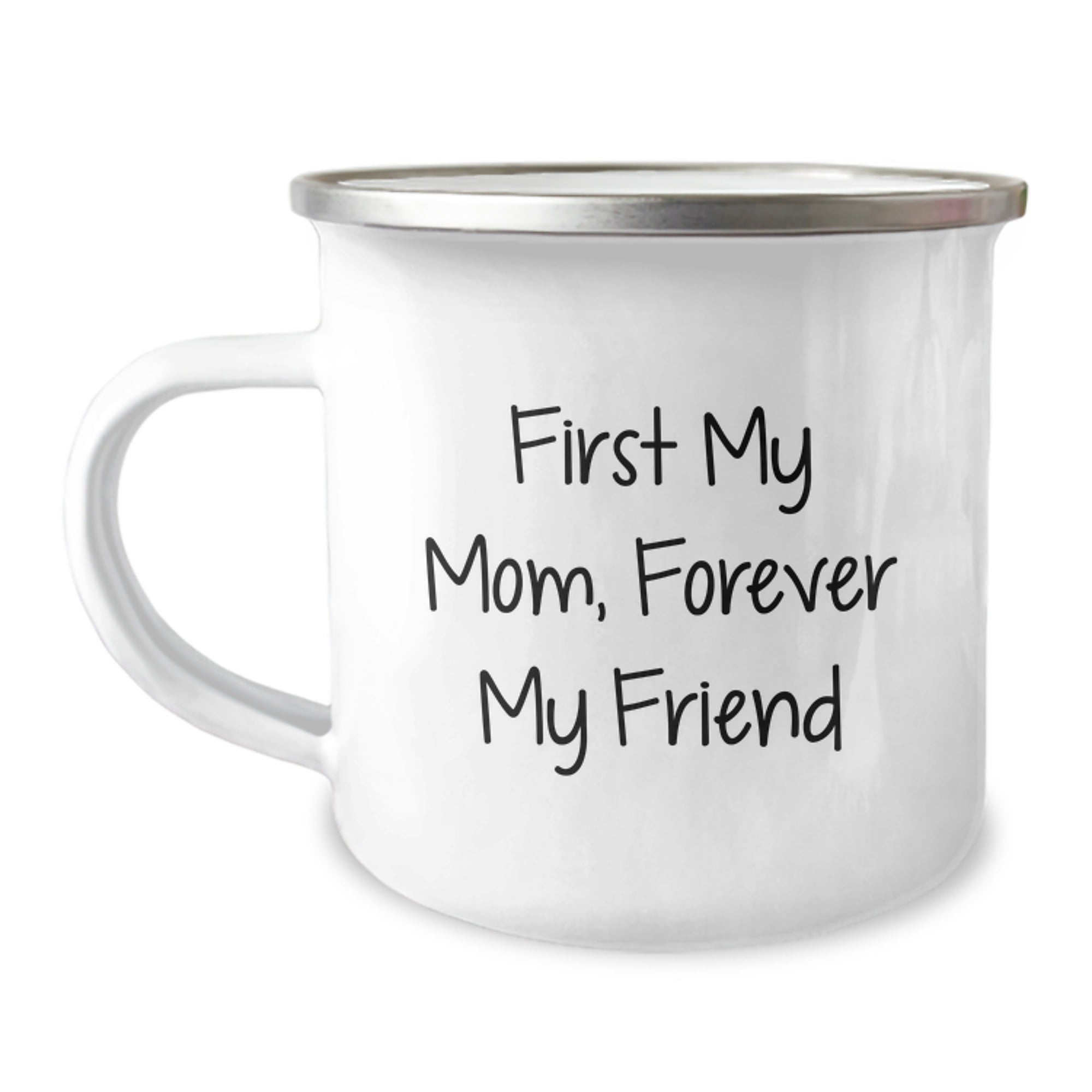 Funny Mom Gifts from Men - First My Mom, Forever My Friend Camping Mug, Christmas Unique Gifts for Mom - Image 1