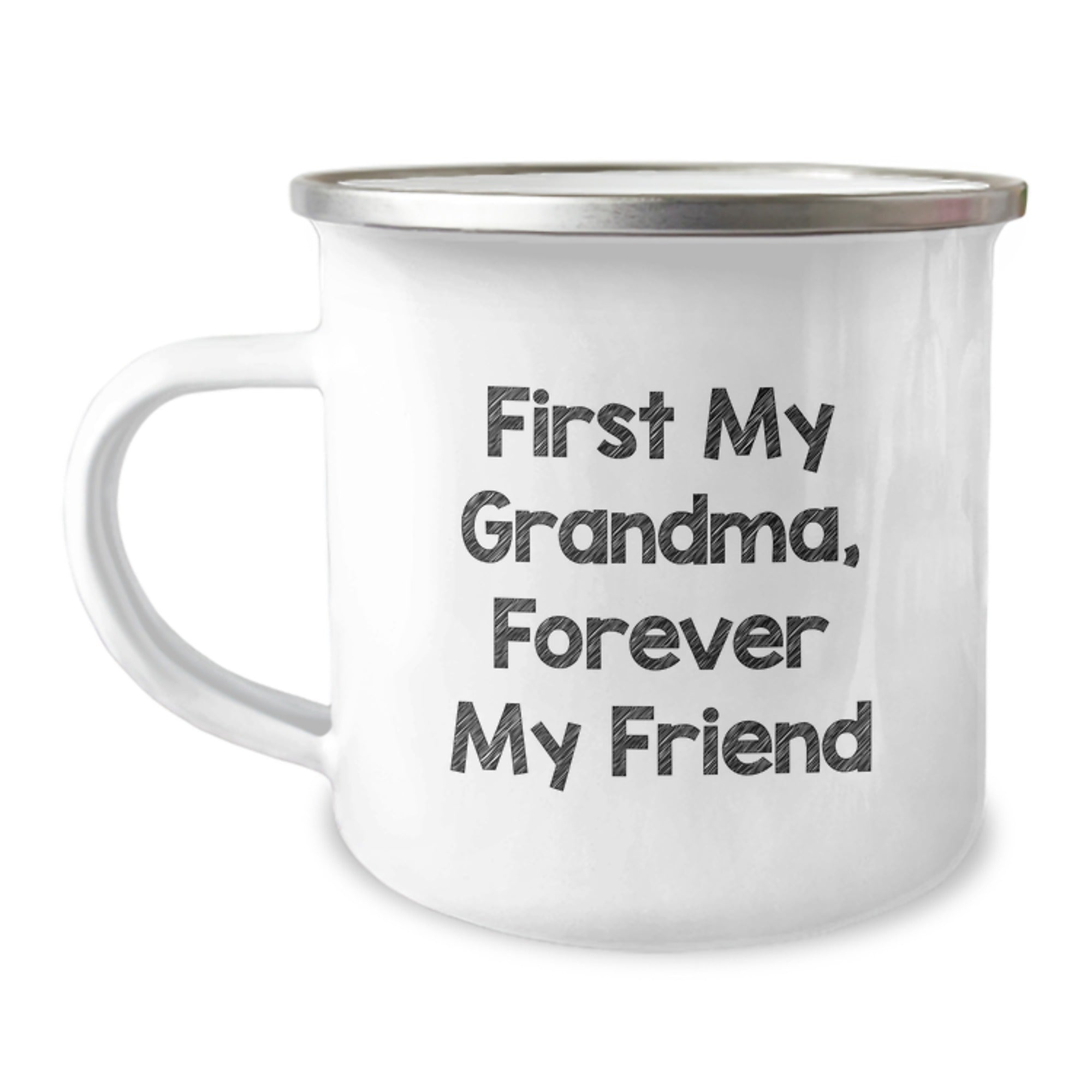 Funny Grandma Gifts, Camping Mugs for Grandma, 'First My Grandma, Forever My Friend' Christmas Gag Gifts from Family to Grandma - Image 1