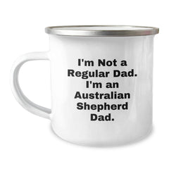 Unique Australian Shepherd Dog Camping Mugs Gifts for Men Funny Dad Quotes from Men to Australian Shepherd Dog Lovers Christmas Unique Presents - Image 1