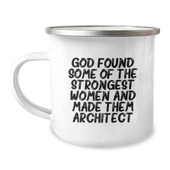 Gifts for Architects from Friends - Funny Architect Camping Mug - Inspirational Christmas Unique Gifts - Image 1