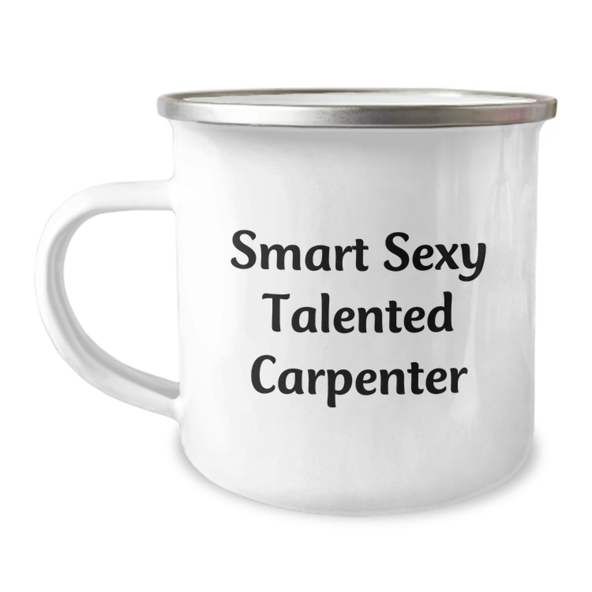 Funny Smart Sexy Talented Carpenter Graduation Gifts from Friends to Carpenter Men, Unique Camping Mug for Carpenter Lover - Image 1