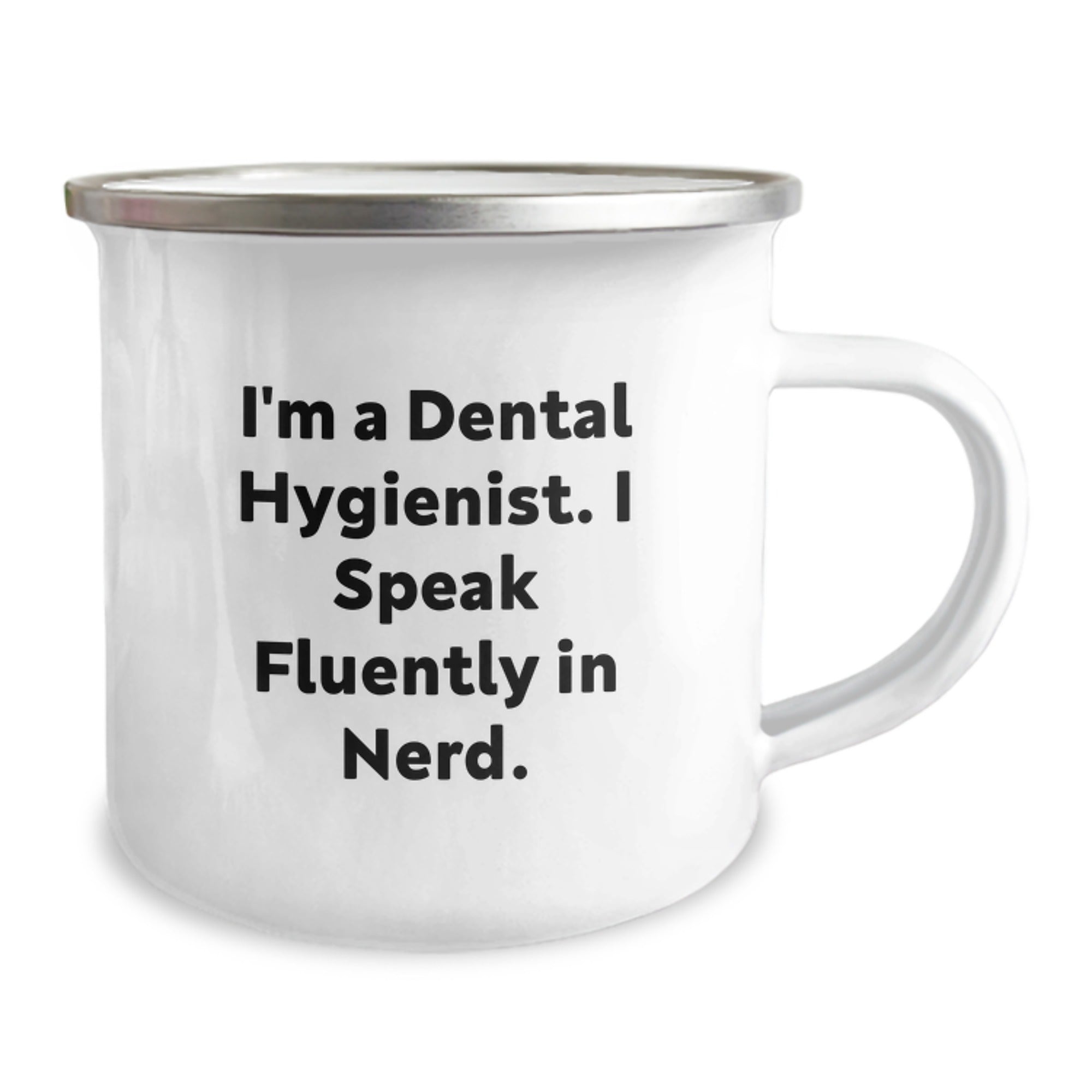 Funny Dental Hygienist Gifts from Men to Dental Hygienist Friends - 'I Speak Fluently In genius.' Christmas Unique Mugs for Dental Hygienist Coworkers - Image 2