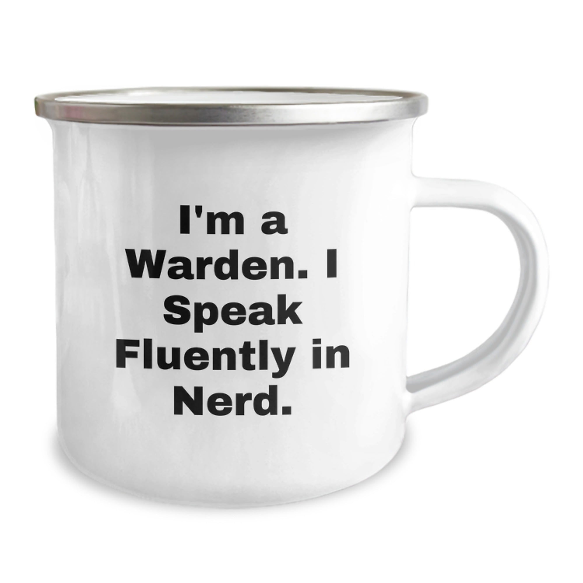 Warden Gifts Funny Inspirational Quote Camping Mug for Graduation, Gifts from Friends, Gifts for Warden - Image 2