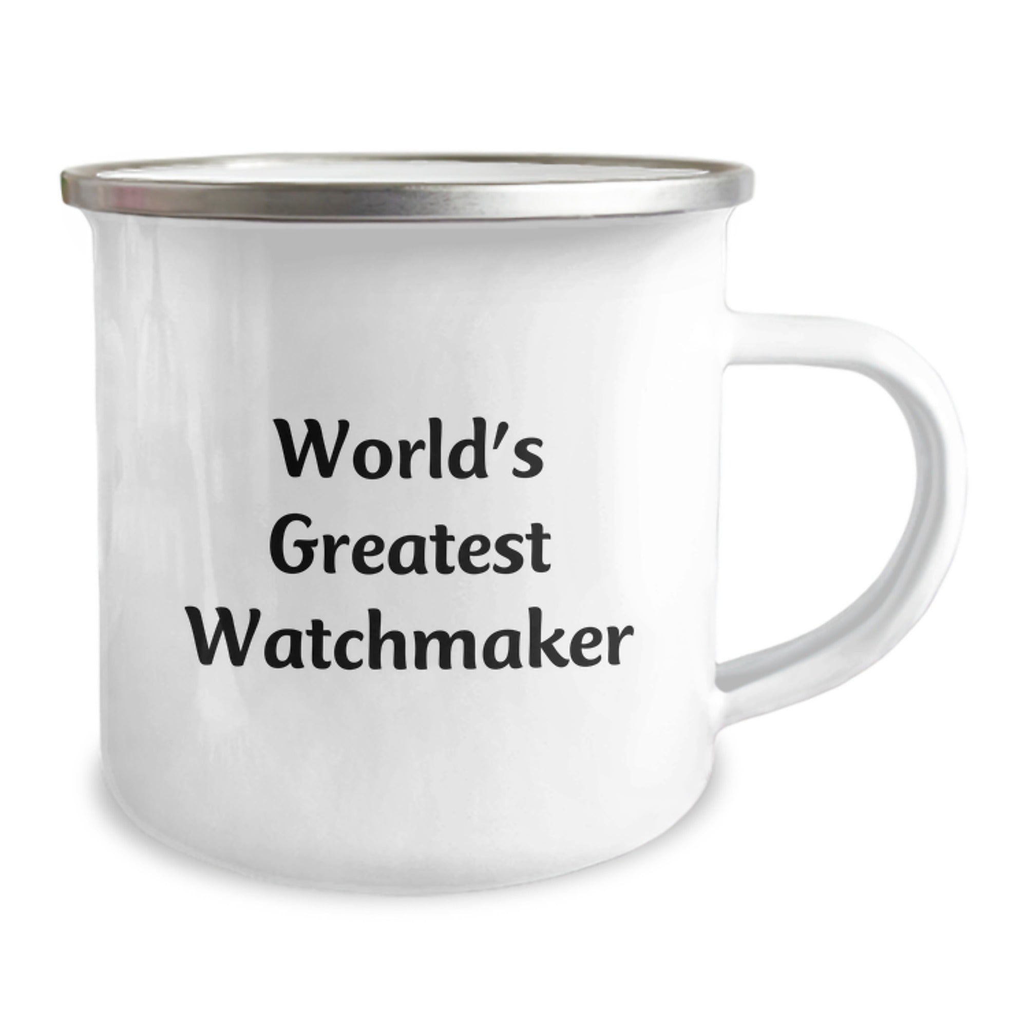 Funny Watchmaker Gifts from Men, World's Greatest Watchmaker Camping Mug for Christmas Unique Gifts, Stainless Steel with Enamel Finish - Image 2