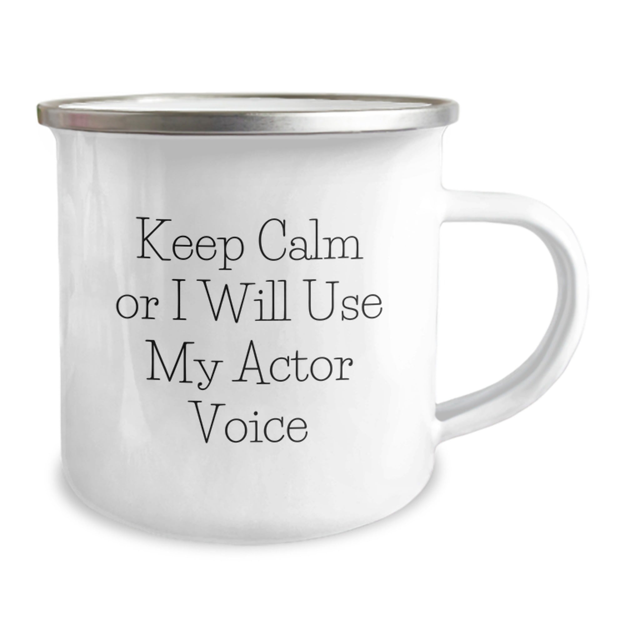 Funny Actor Gifts, Birthday Unique Gifts for Actor Friends, Keep Calm Or I Will Use My Actor Voice - Image 2