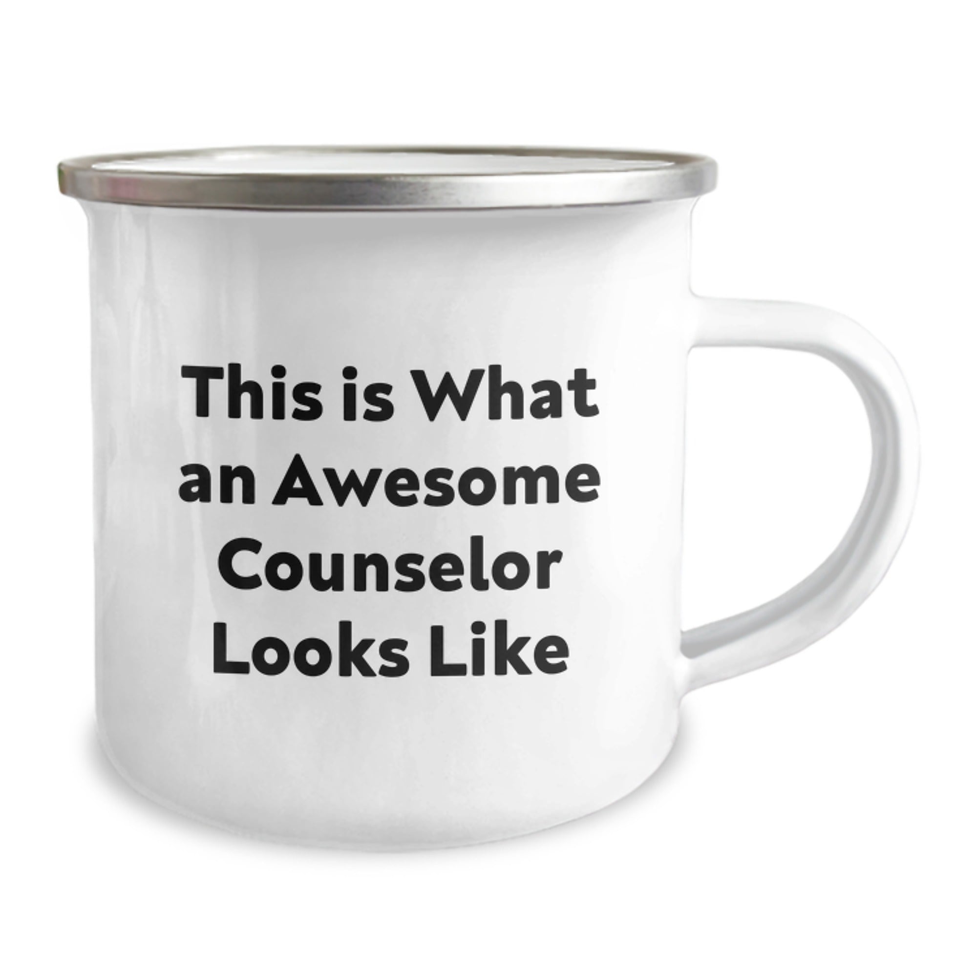 Funny Counselor Gifts from Friends for Counselor Graduation Camping Mug - 'This Is What An Awesome Counselor Looks Like' - Image 2