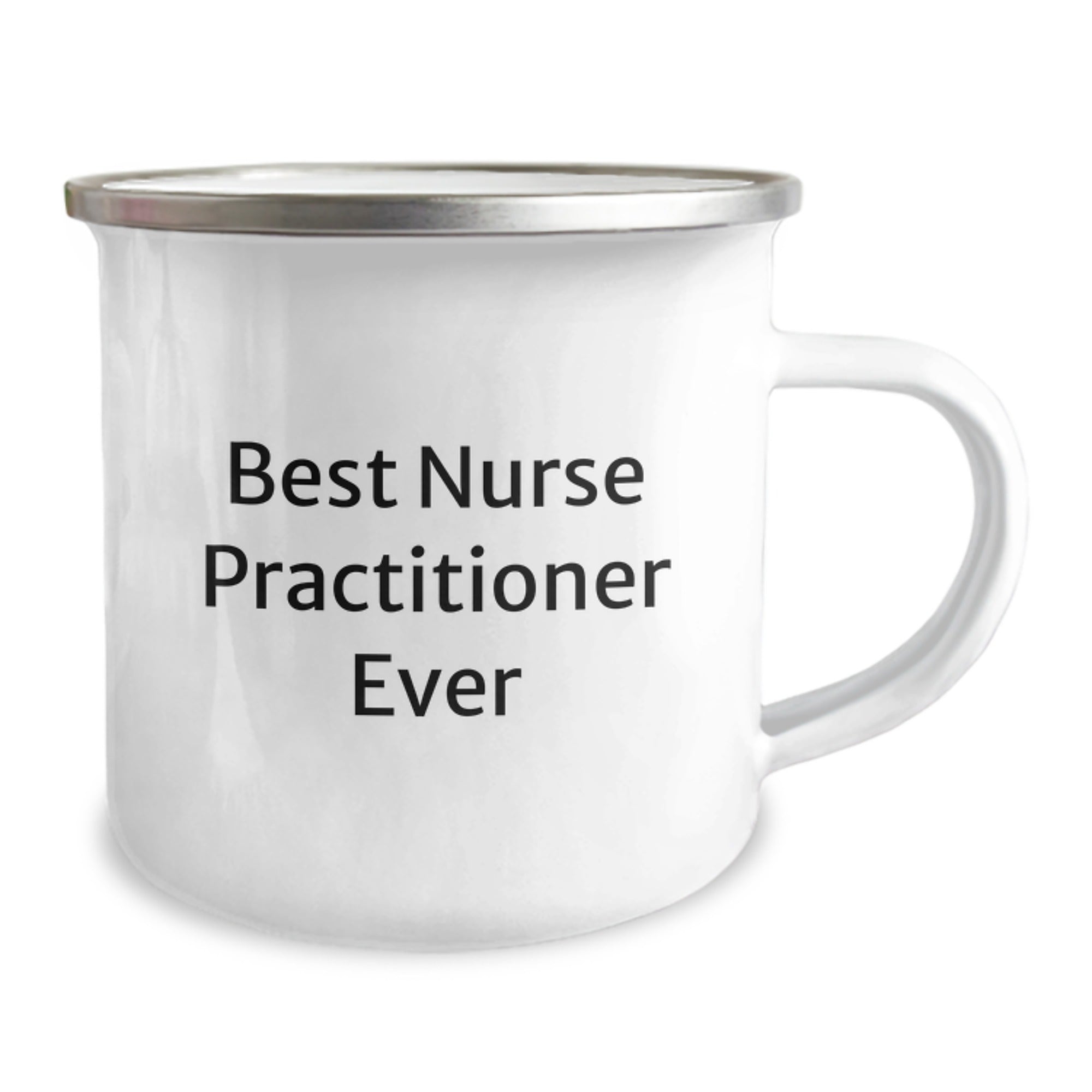 Funny Quotes Gifts for Nurse Practitioner Christmas Camping Mug - Best NP Ever - Image 2