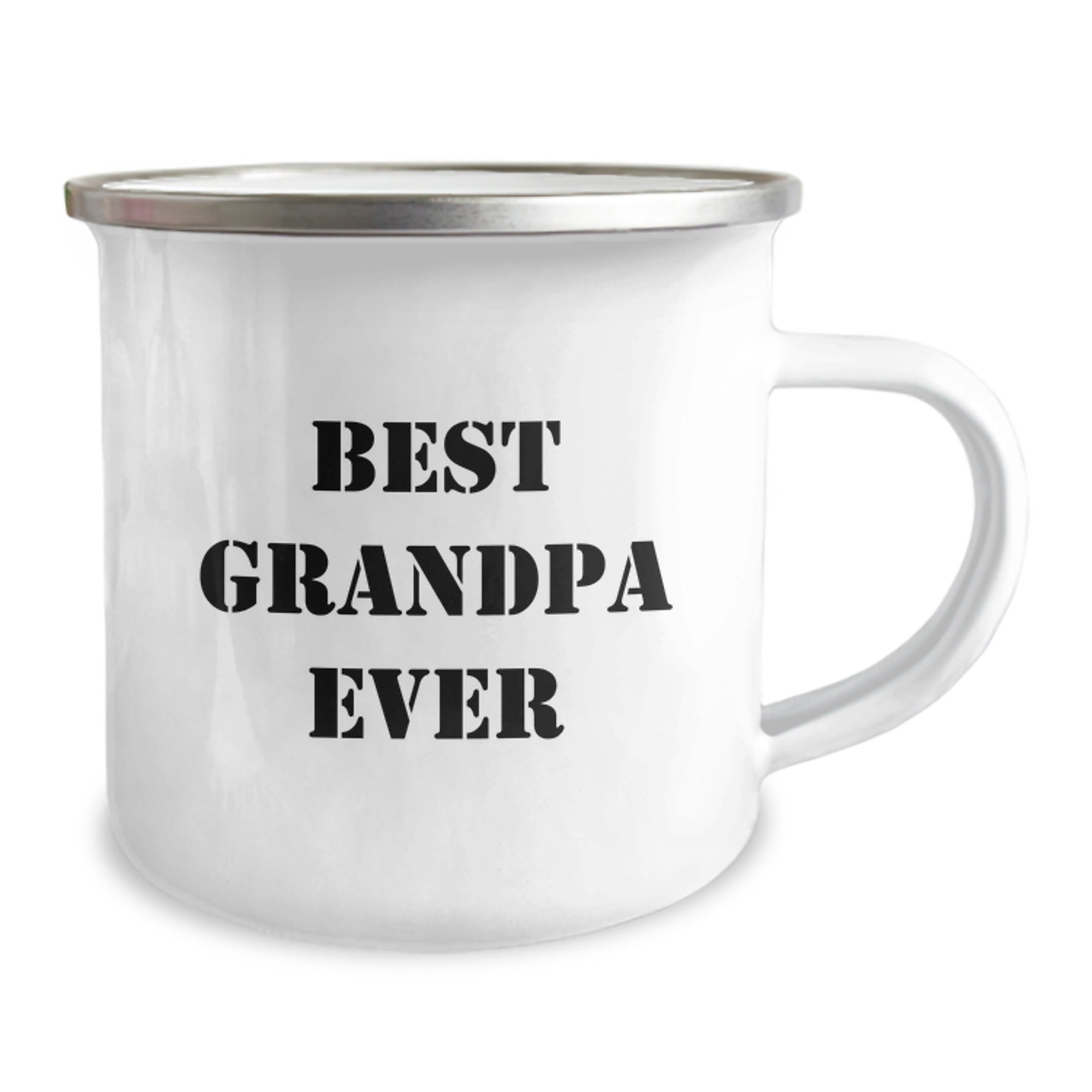 Funny Grandpa Gifts from Family - Best Grandpa Ever Quote, Camping Mug for Him, 12 oz Stainless Steel, Perfect Birthday Unique Gift - Image 2