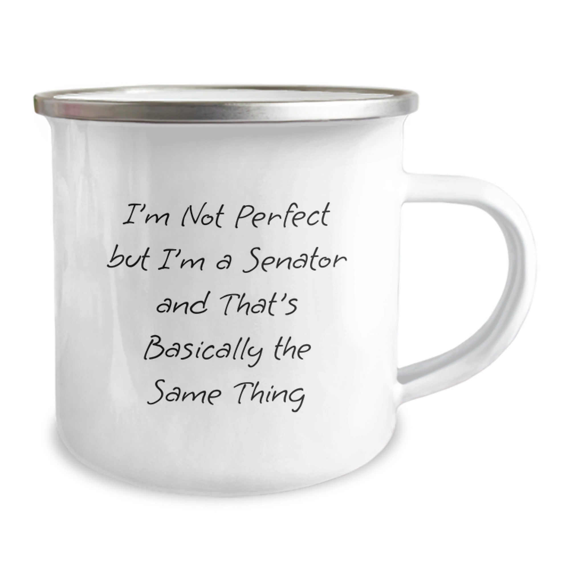 Senator Gifts Funny Quote Camping Mug, Gifts from Friends, Gifts for Senator, Funny Birthday Unique Gift - Image 2