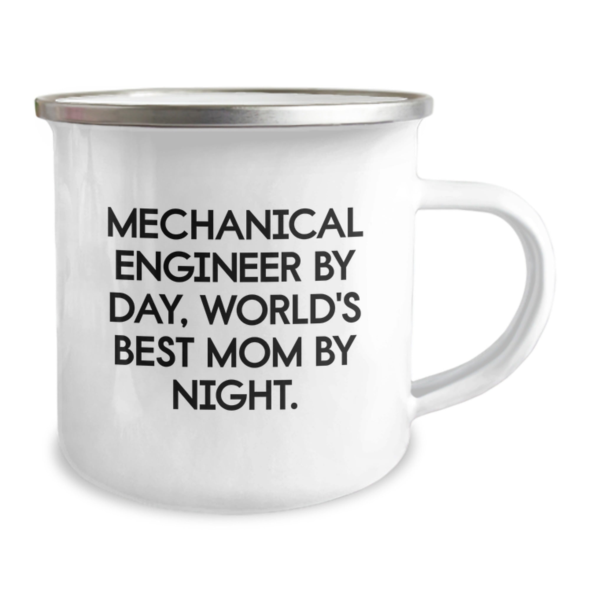 Mechanical Engineer Gifts from Mom, Funny Camping Mug for Graduation, Mechanical Engineer By Day, World's Best Mom By Night. - Image 2