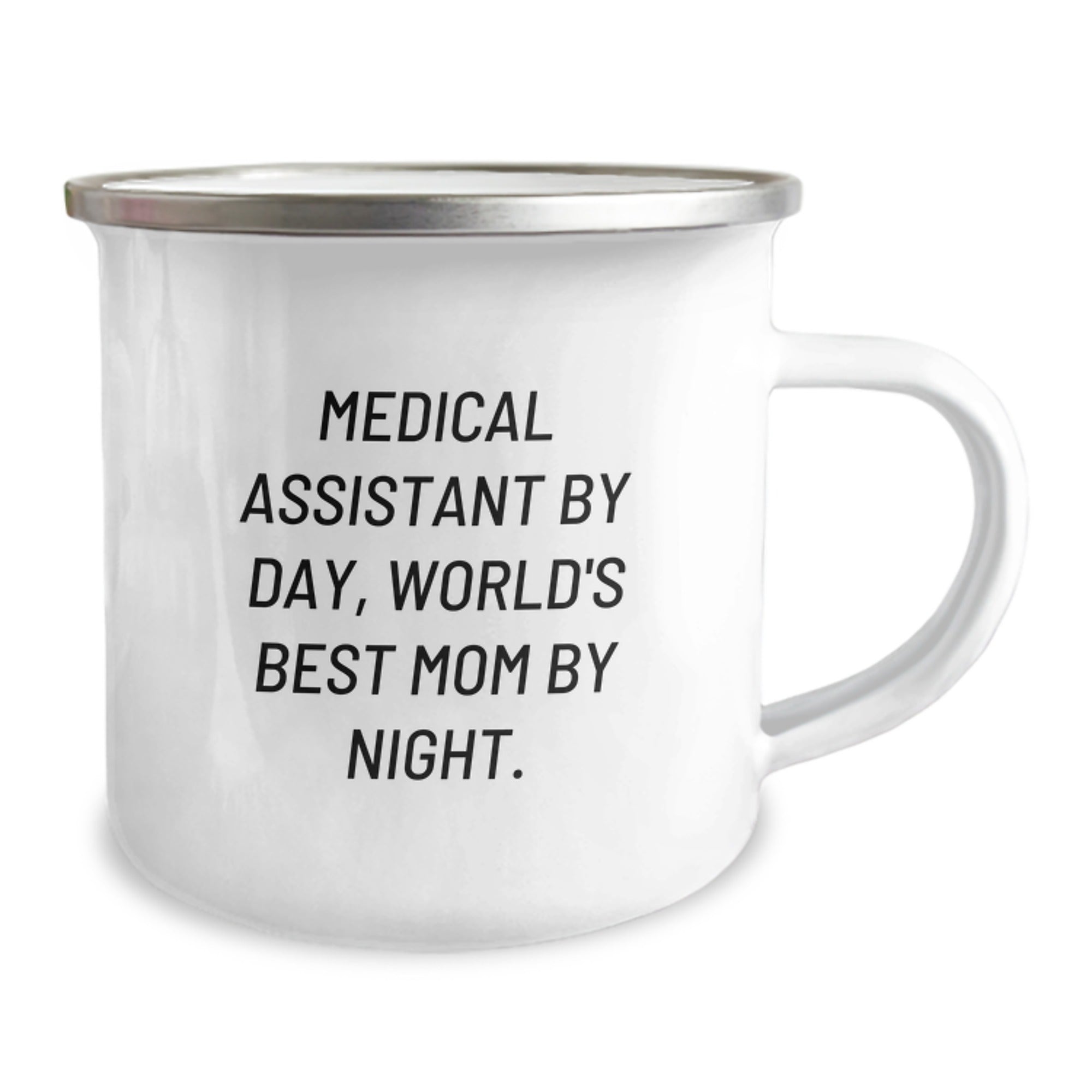 Medical Assistant Gifts, Funny Quote Camping Mug for Graduation, Gifts from Family to Medical Assistant, 12 oz Stainless Steel - Image 2