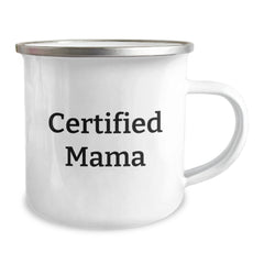 Funny Mama Camping Mug Gifts for Mama from Family, Certified Mama Quote, Christmas Unique Gifts from Men, Women, Friends, Coworkers - Image 2