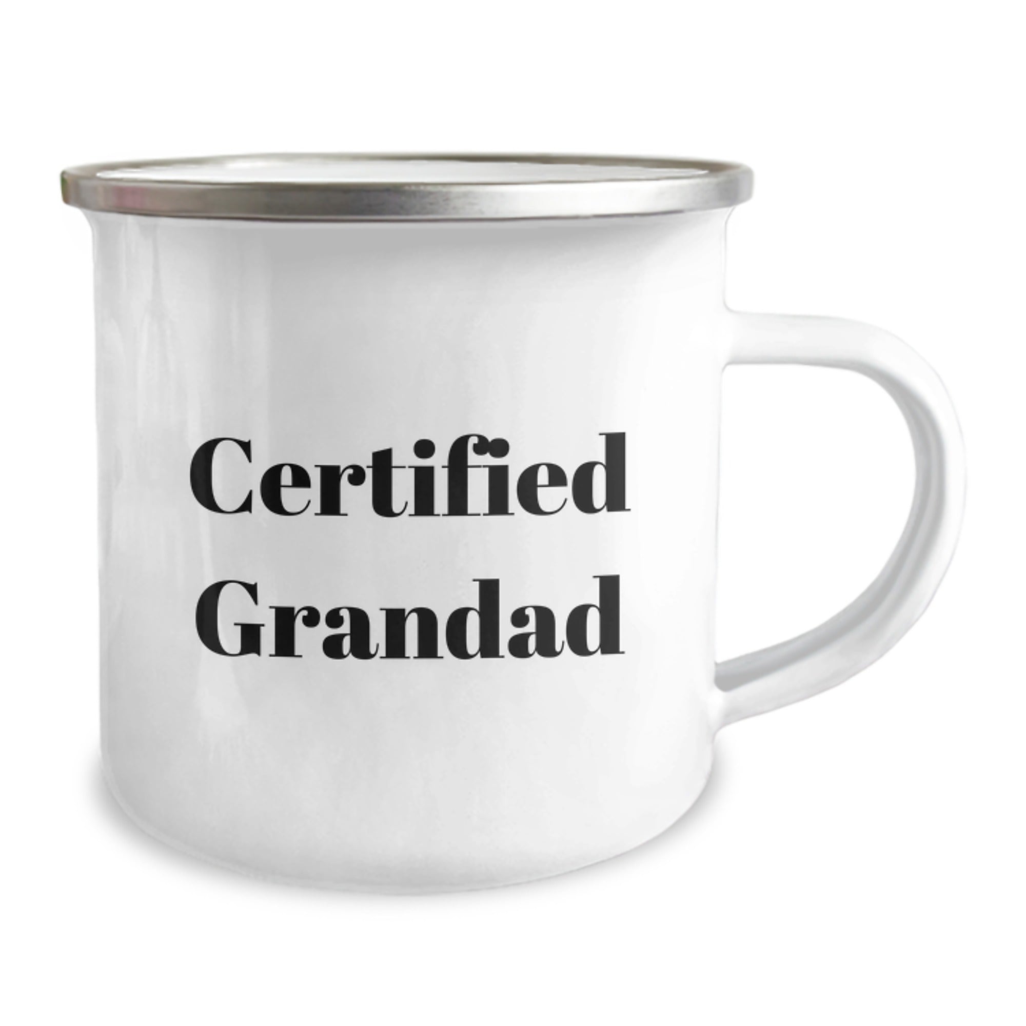 Funny Grandad Gifts for Graduation - Camping Mug for Men, Funny Quote from Certified Grandad, Gifts from Family - Gifts for Grandad - Image 2