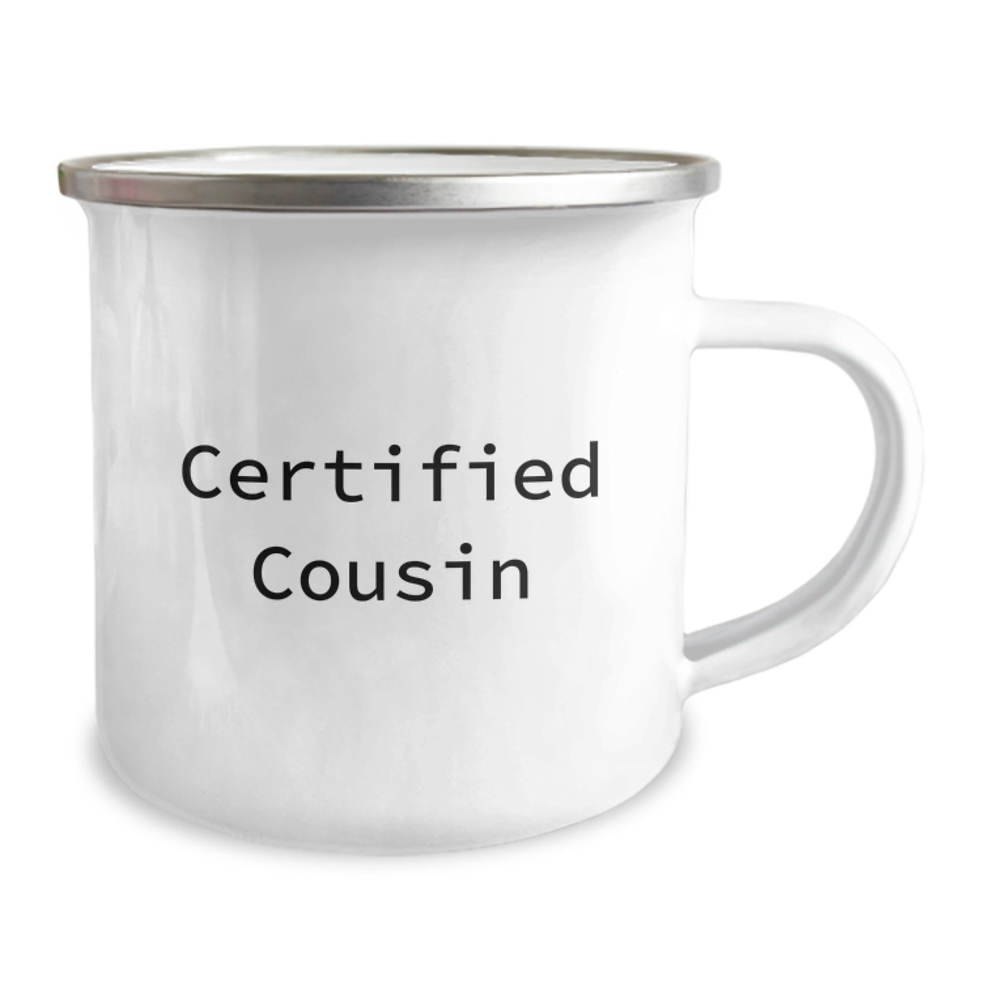 Laughing Cousin Camping Mug, Funny Quote Gifts from Family for Cousin's Birthday - Image 2