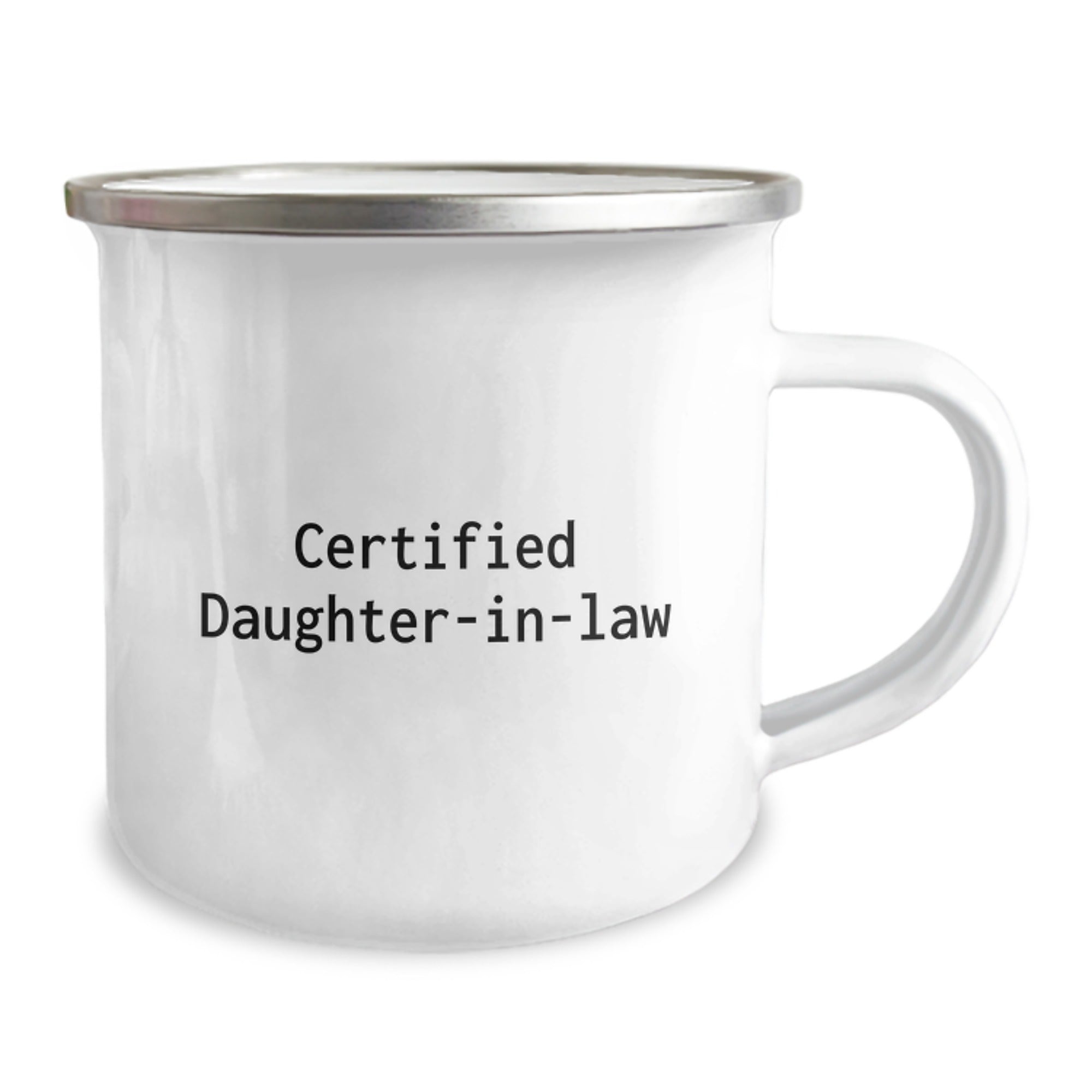 Funny Daughter-in-law Gifts from Mom - Camping Mug for Certified Daughter-in-law Graduation Unique Gifts - Image 2