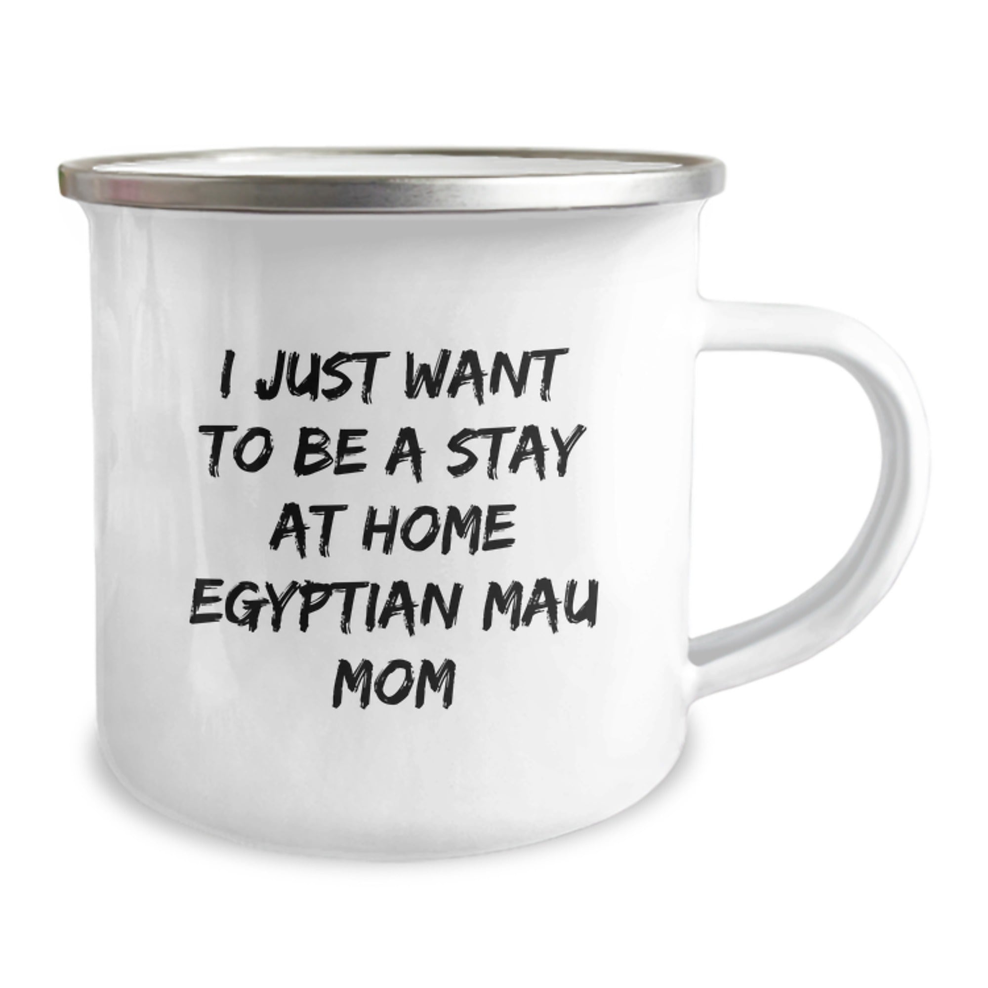Egyptian Mau Cat Camping Mug, Funny Gifts for Mom, Valentine's Unique Gifts from Family, Egyptian Mau Cat Mom, Perfect for Egyptian Mau Cat Lover - Image 2