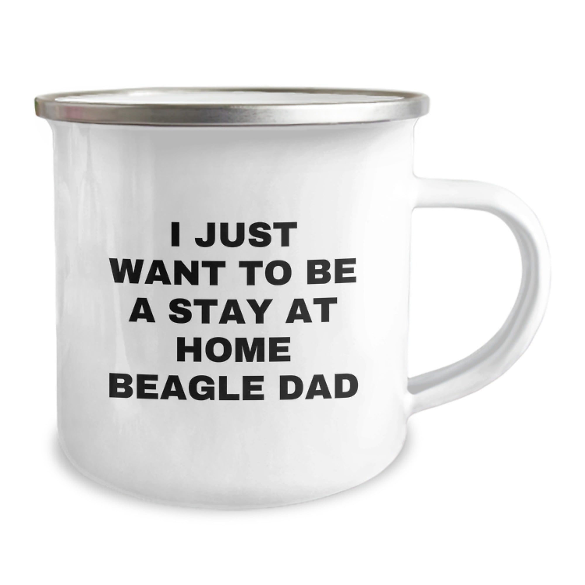 Beagle Dad's Camping Adventure, Funny Gifts for Him from Friends, Unique Graduation Presents for Men, I Just Want To Be A Stay At Home Beagle Dad - Image 2