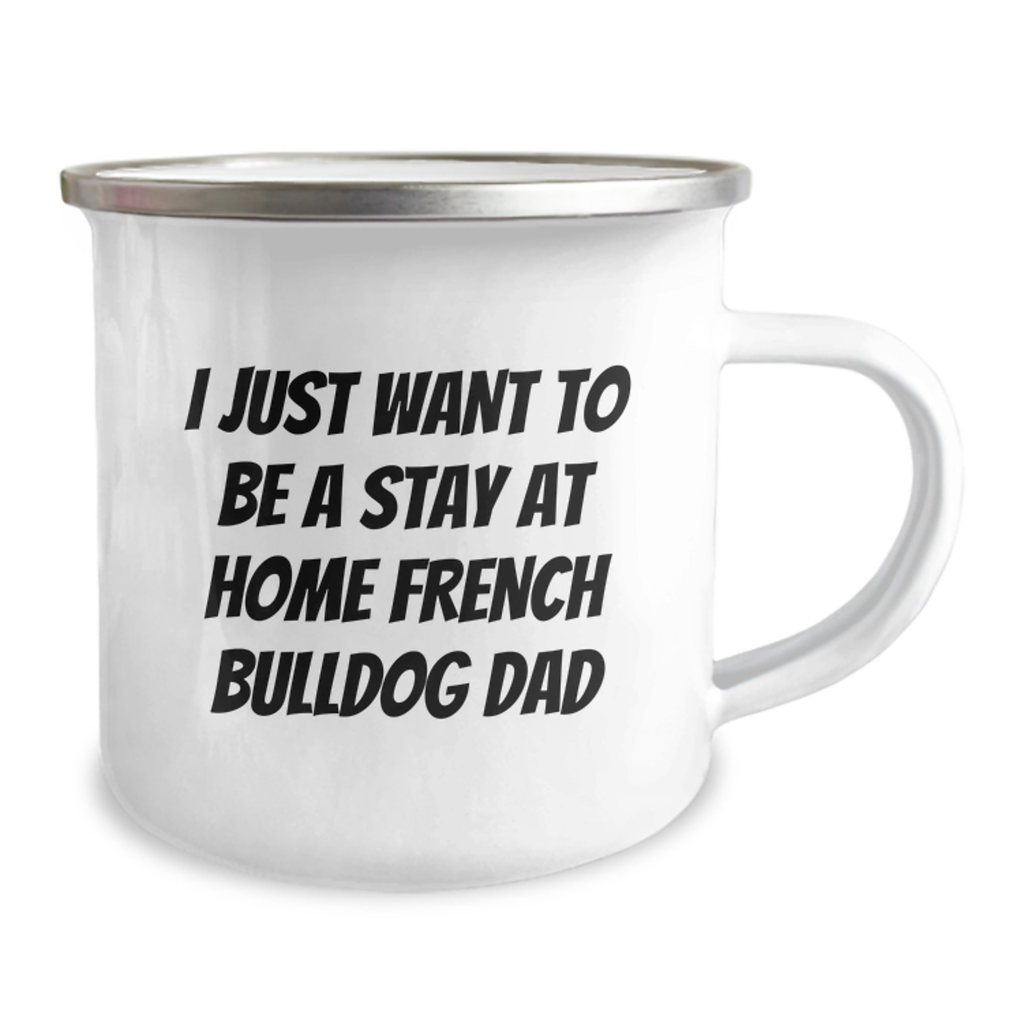 Funny French Bulldog Dad Camping Mug Gifts from Family for Men on Christmas Unique - Image 2