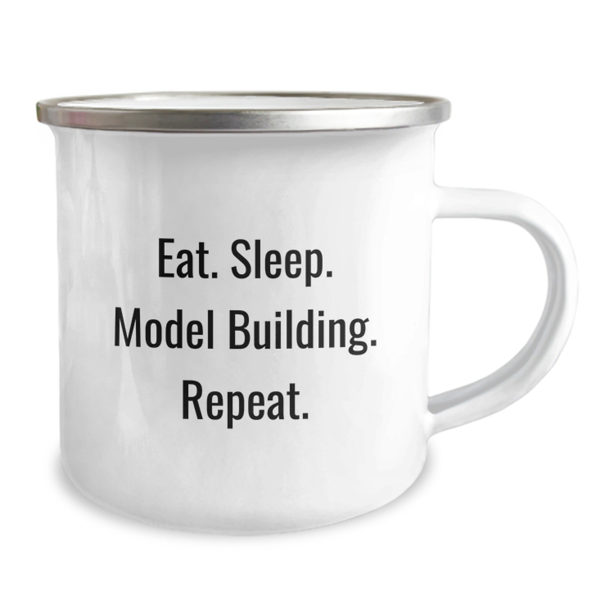 Model Building Enthusiast's Delight, Funny Quote, Camping Mug Gifts from Friends for Graduation - Image 2