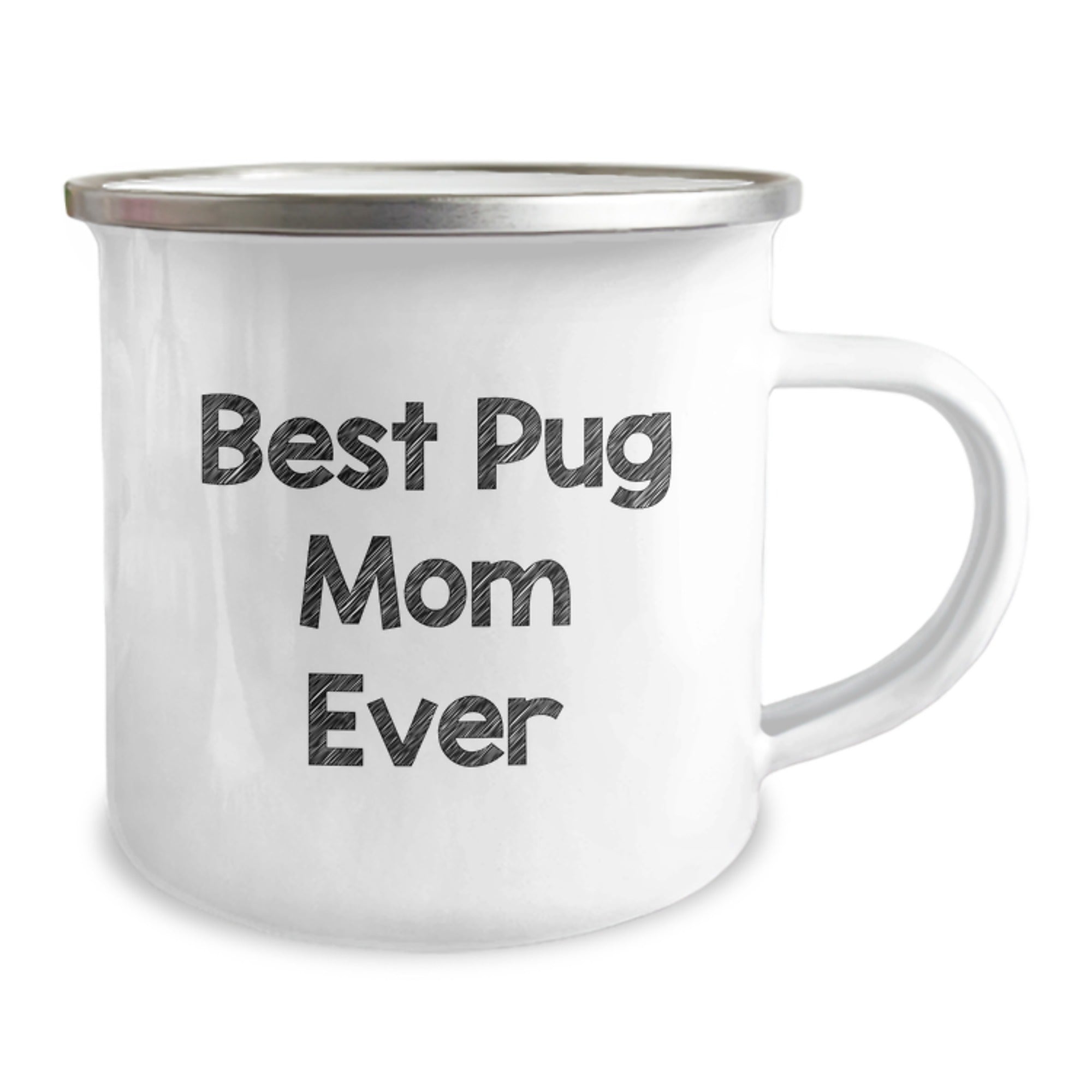 Funny Pug Dog Camping Mug Gifts for Pug Mom from Family, Best Pug Mom Ever Quote Birthday Unique Gifts for Pug Dog Owners - Image 2
