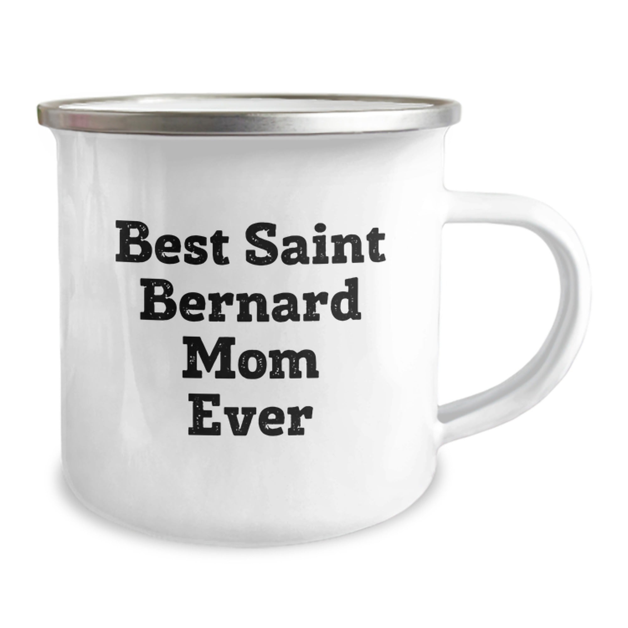 Funny Saint Bernard Dog Mom Gifts from Friends for Birthday Camping Mug - Image 2