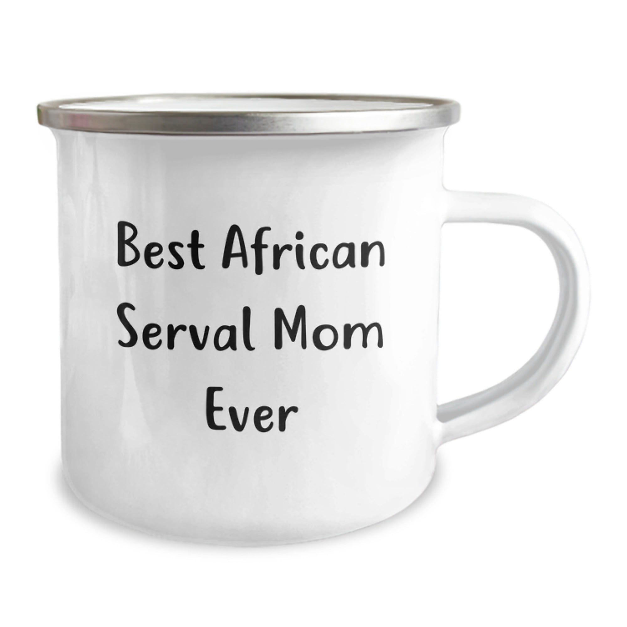 Funny African Serval Cat Gifts from Mom - Unique Camping Mug for Graduation, Best Mom Ever, Gifts for African Serval Cat Lovers - Image 2