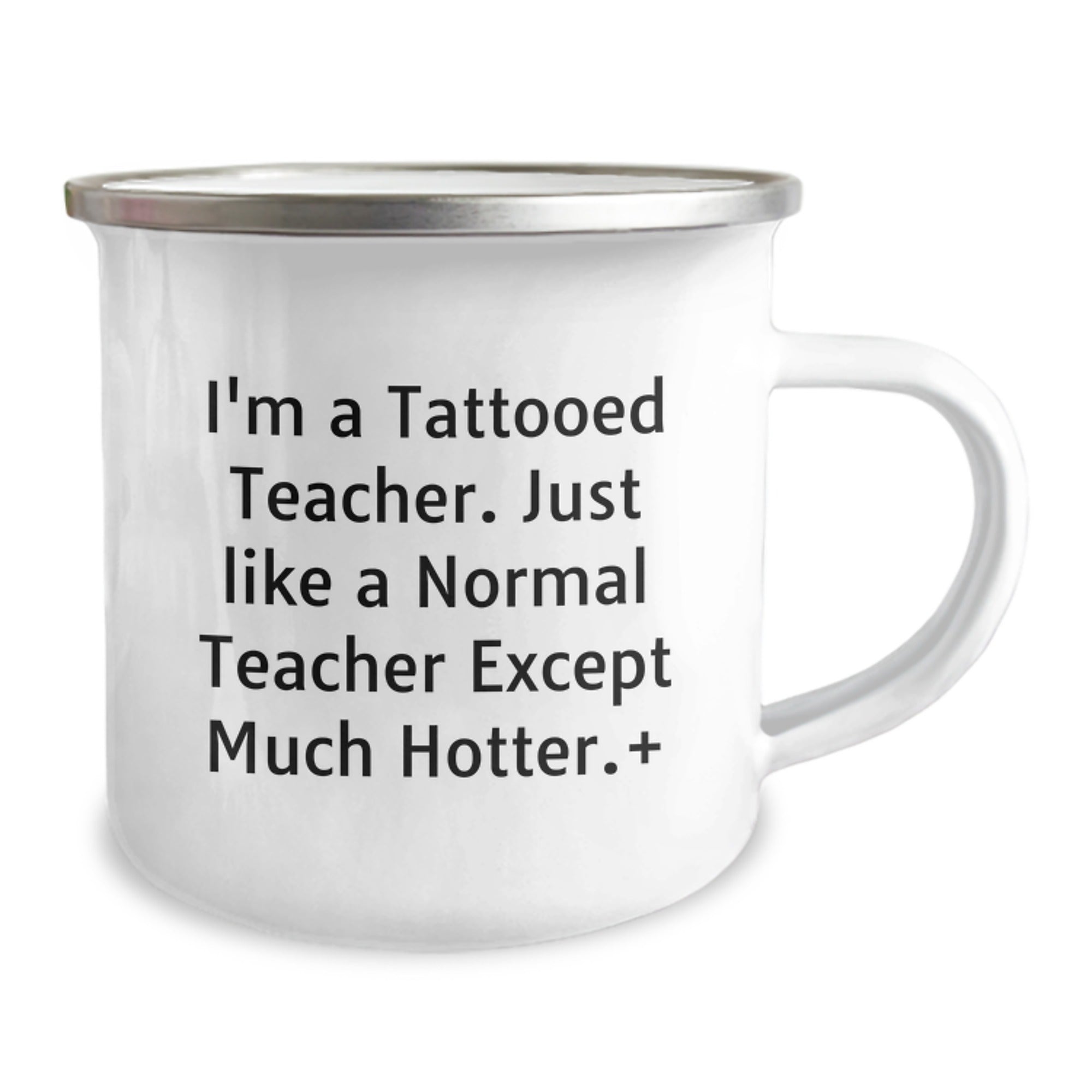 Teacher Gifts for Birthday - Funny Tattooed Teacher Camping Mug, Gifts from Friends for Teacher, Teacher Love Gifts - Image 2