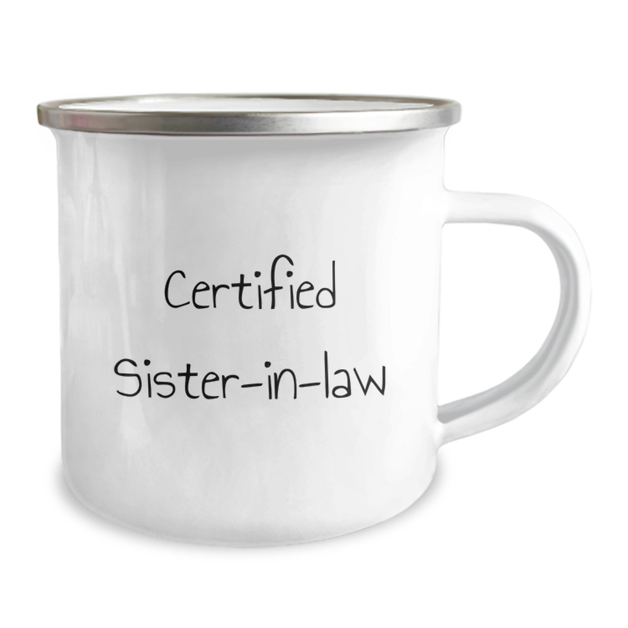 Funny Sister-in-law Gifts from Men Birthday Certified Sister-in-law Camping Mug, Sister-in-law Quotes, Sister-in-law Humor, Gifts for Sister-in-law - Image 2