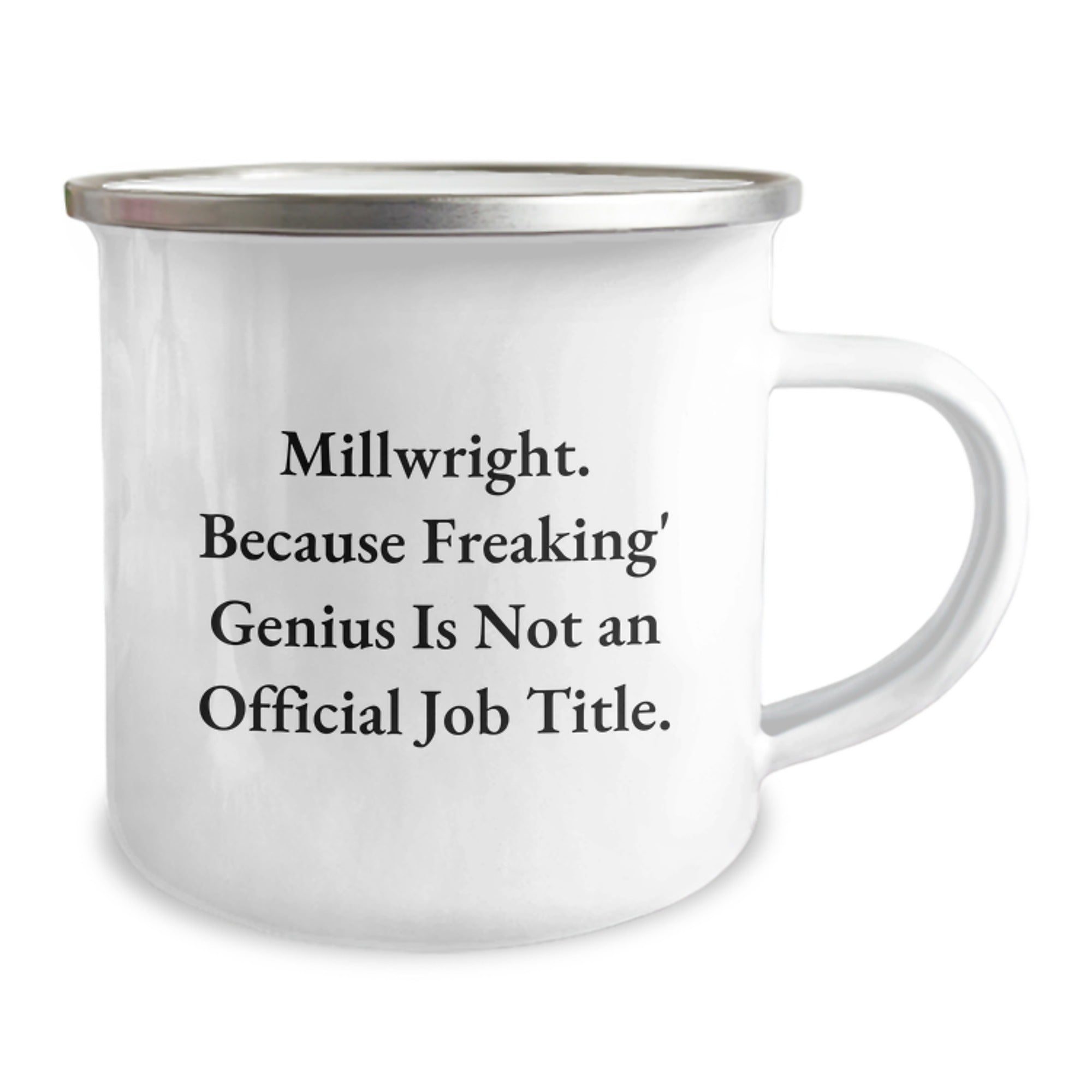 Funny Millwright Gifts for Men Christmas Unique Presents from Friends and Family Millwright Camping Mug - Image 2