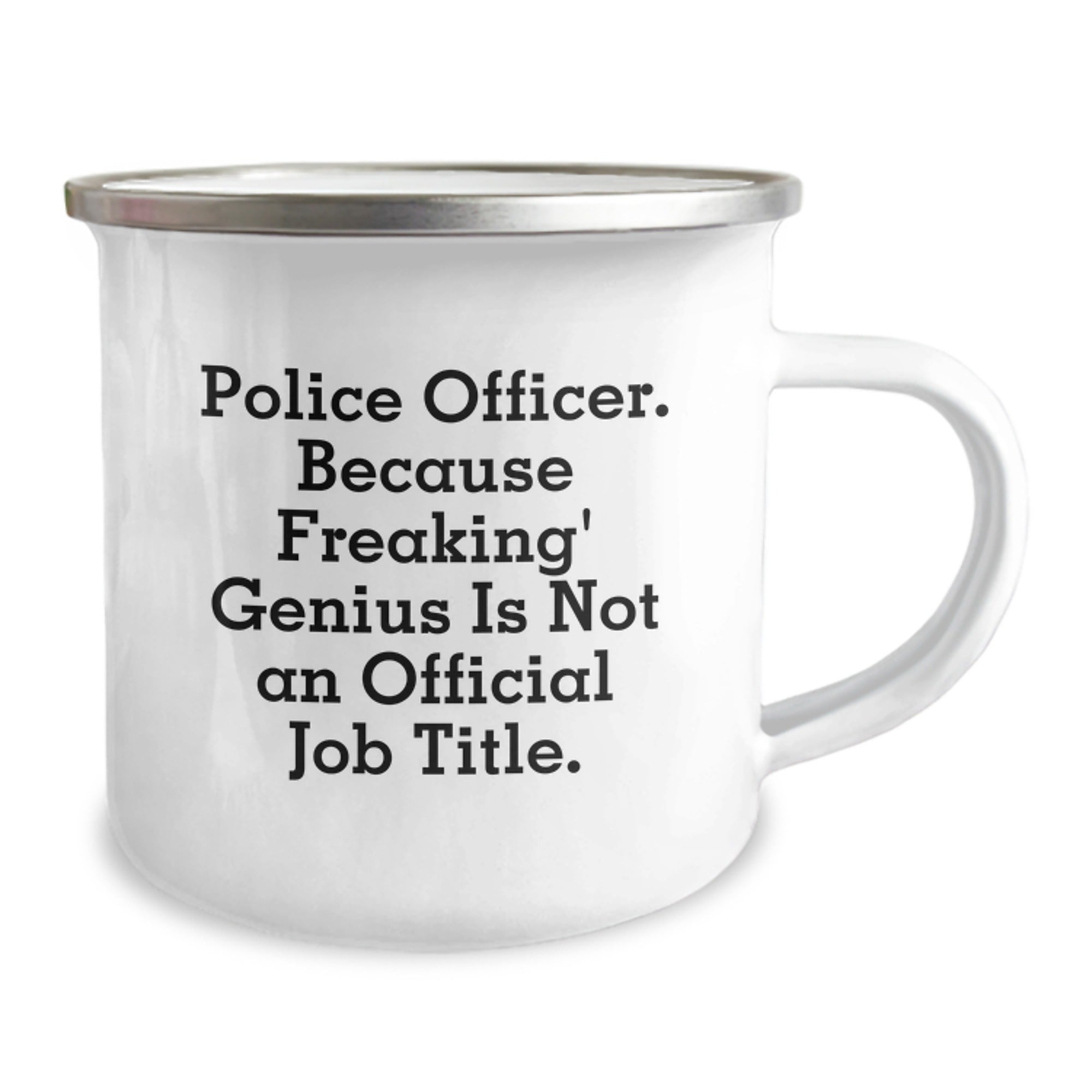 Funny Police Officer Camping Mug for Valentine's Unique Gifts from Family to Police Officers - Image 2
