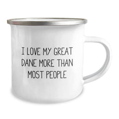 Great Dane Dog Lover Camping Mugs Funny Quote from Men Gifts for Great Dane Dog Owners - Image 2