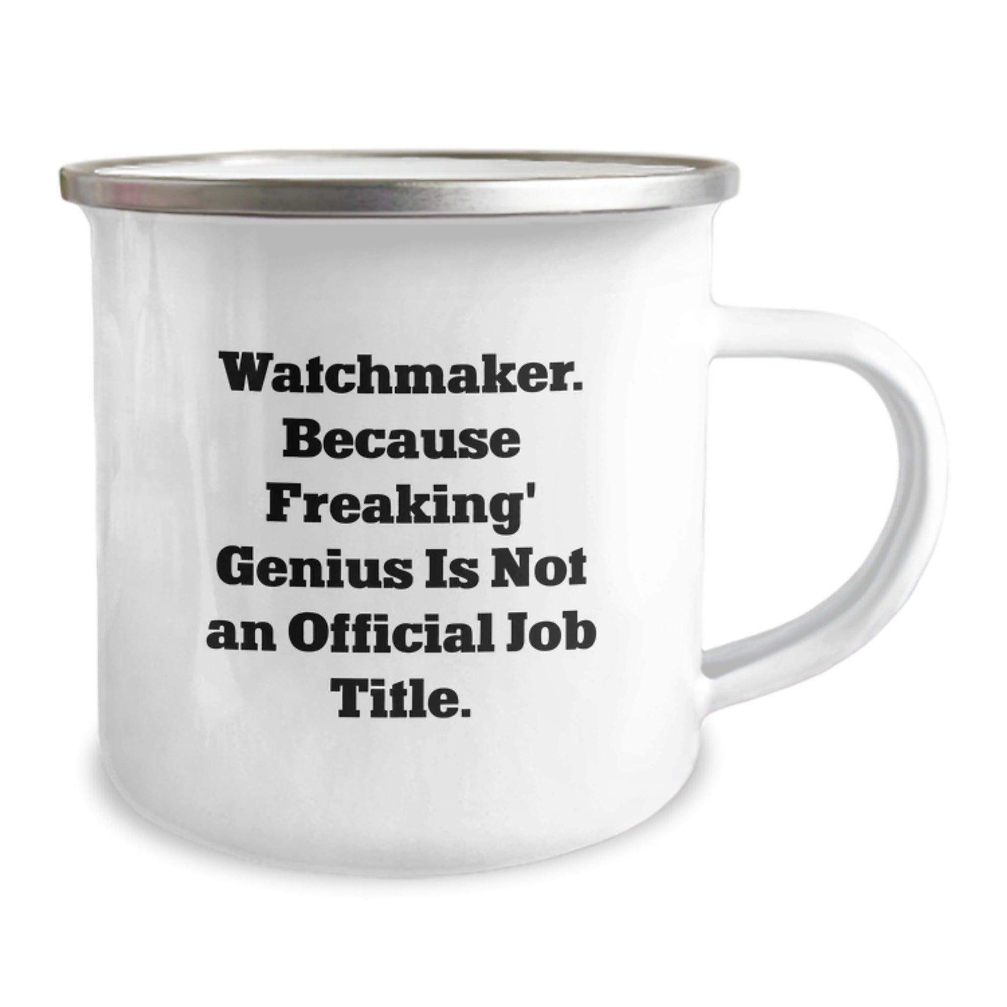 Funny Watchmaker Gifts from Friends - Watchmaker Camping Mug for Men - Unique Christmas Unique Gift Ideas for Watchmaker Enthusiasts - Image 2