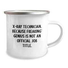 Funny X-Ray Technician Gifts from Men for X-Ray Technician Christmas Unique Mugs for the X-Ray Technician in Your Life, X-Ray Technician Camping Mug - Image 2
