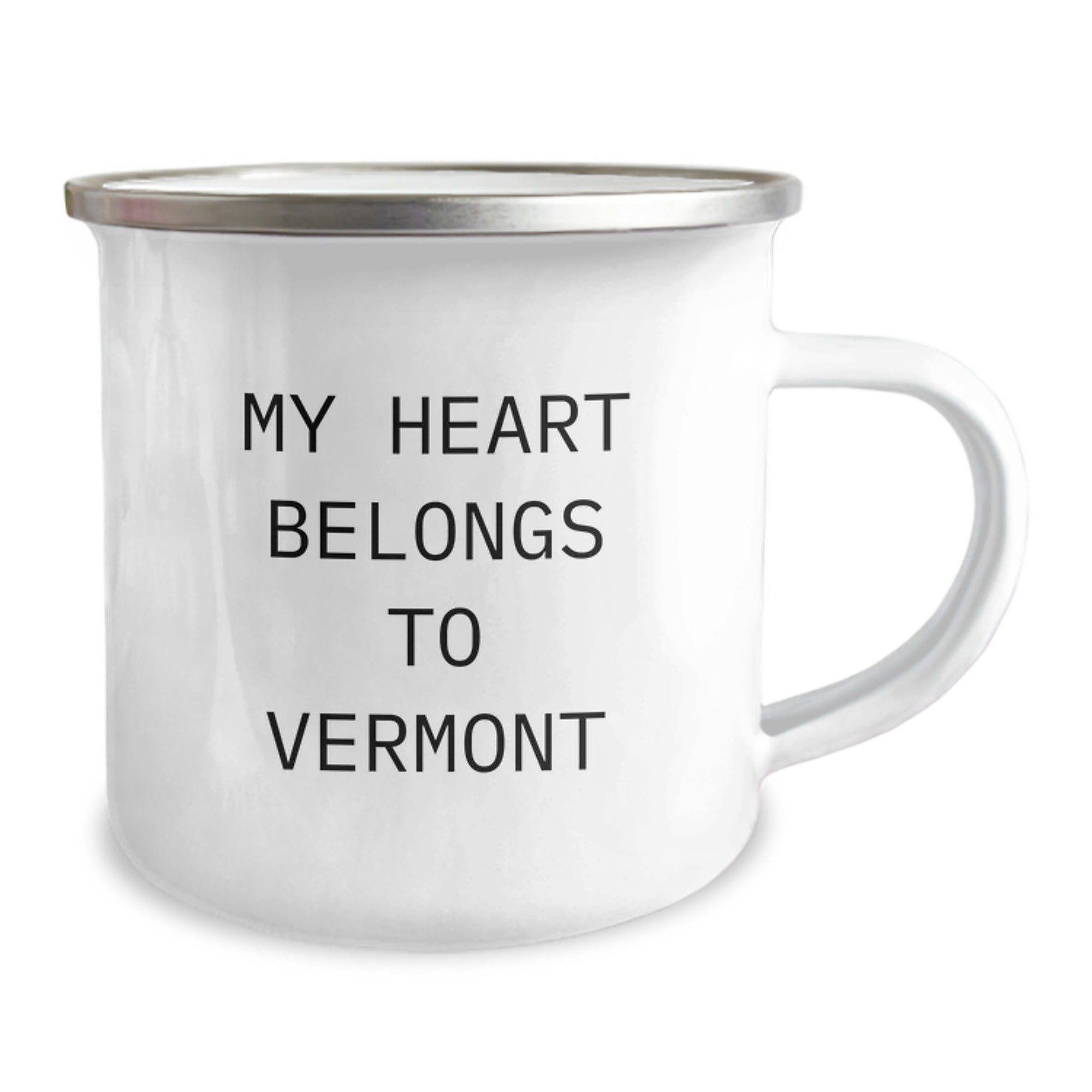 Vermont Camping Mug Gifts from Men to Family - My Heart Belongs To Vermont - Image 2