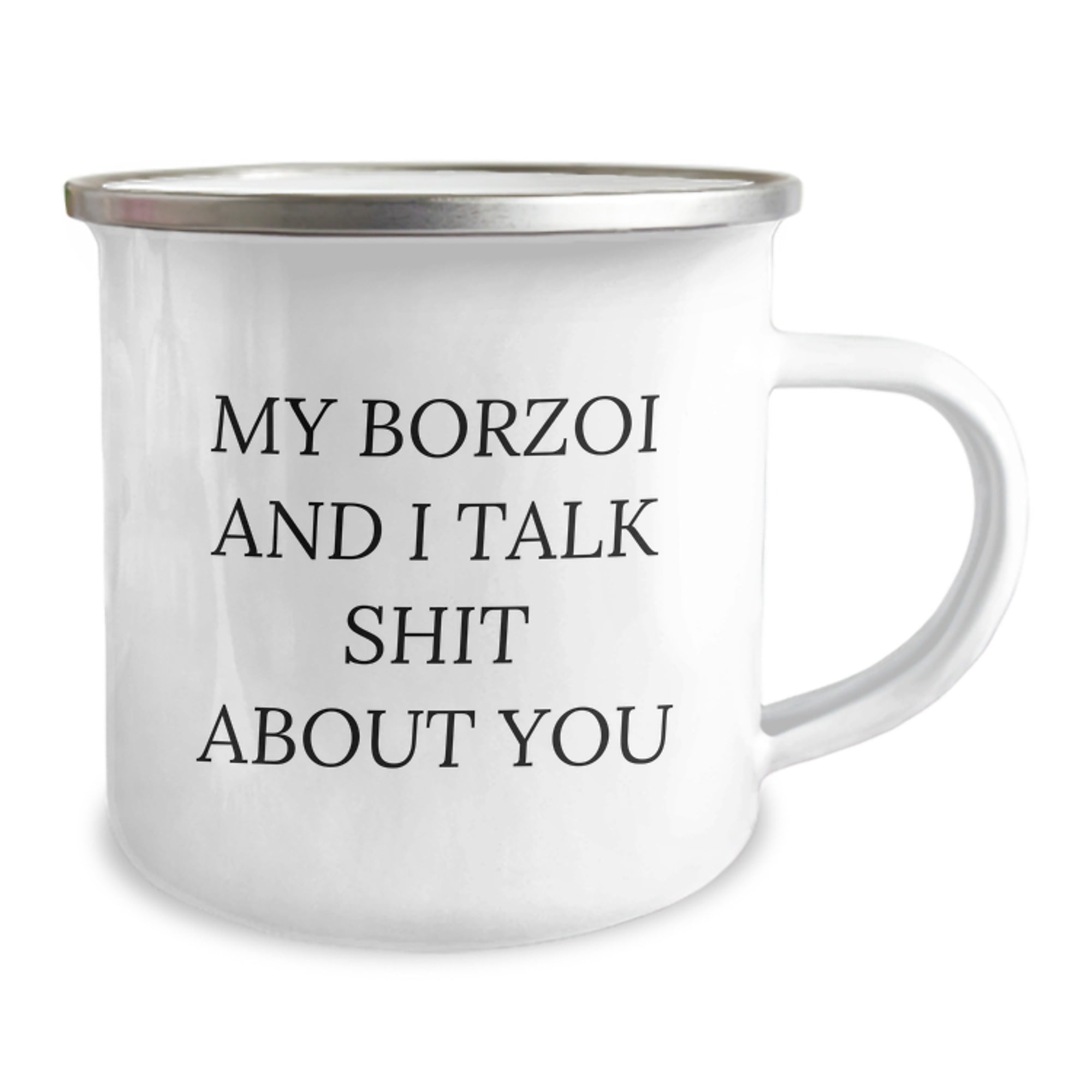 Borzoi Dog Lovers Gifts from Friends and Family - Funny Quote Camping Mug for Birthday - Image 2
