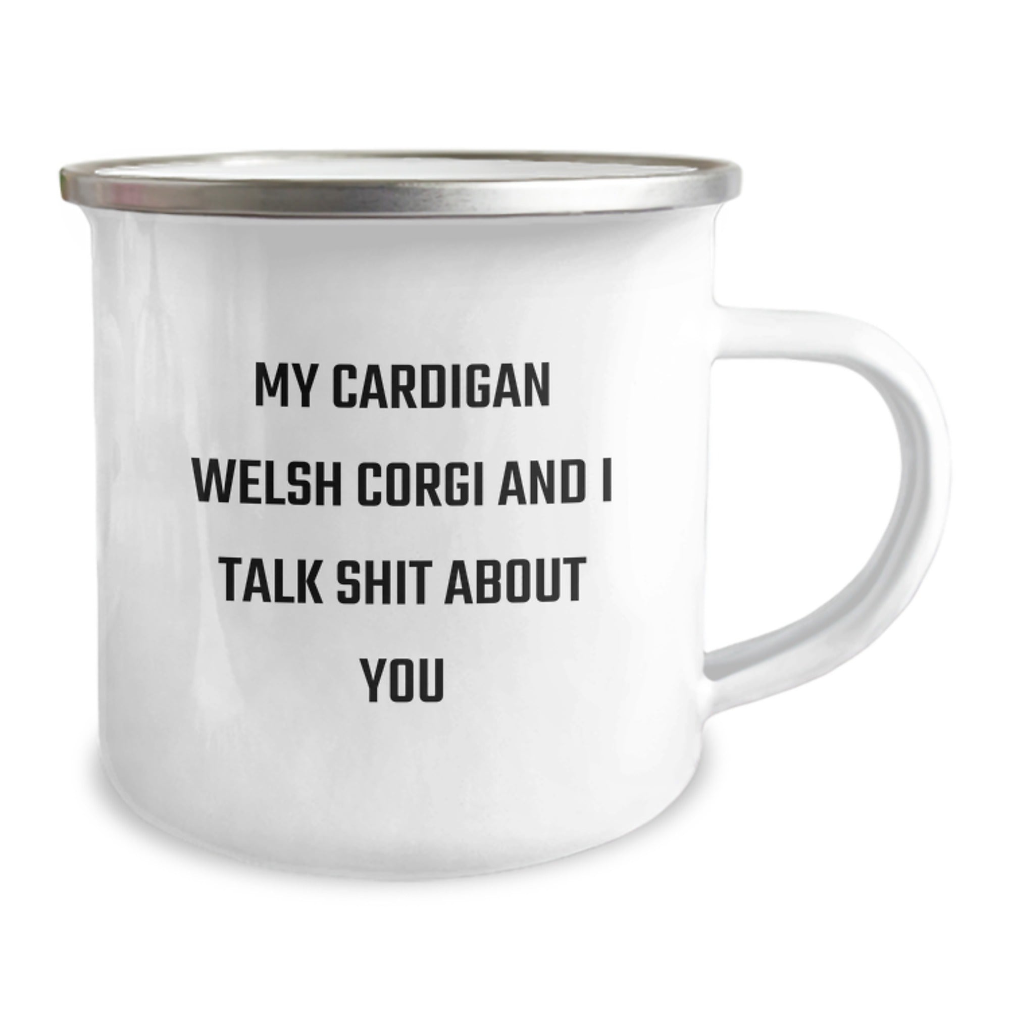 Funny Cardigan Welsh Corgi Dog Mugs with Quote for Birthday Unique Gifts from Friends to Family - Unique Camping Mug with Inspirational Words for Men and Women - Image 2