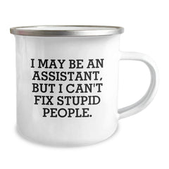 Funny Assistant Camping Mug for Men - Gifts from Friends or Family - Unique Christmas Unique Gifts for Assistant, Office Assistant, or Camping Enthusiast - Image 2