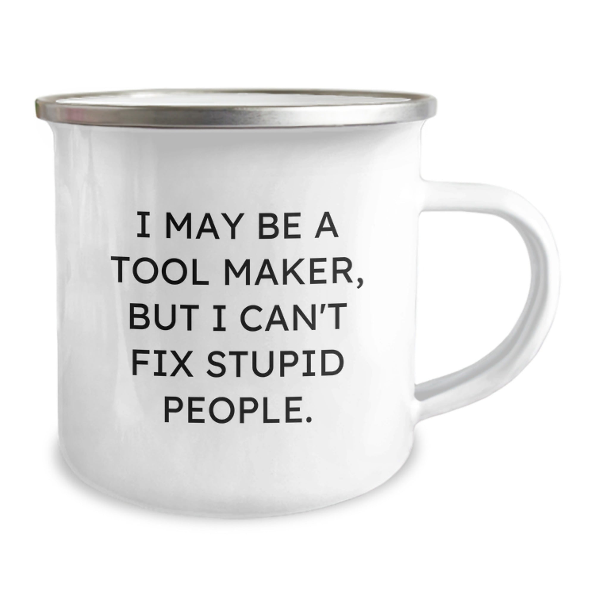 Funny Tool Maker Gifts for Men - I May Be A Tool Maker, But 'Tool Maker Love' Camping Mug, Christmas Unique Gifts from Family to Friends - Image 2