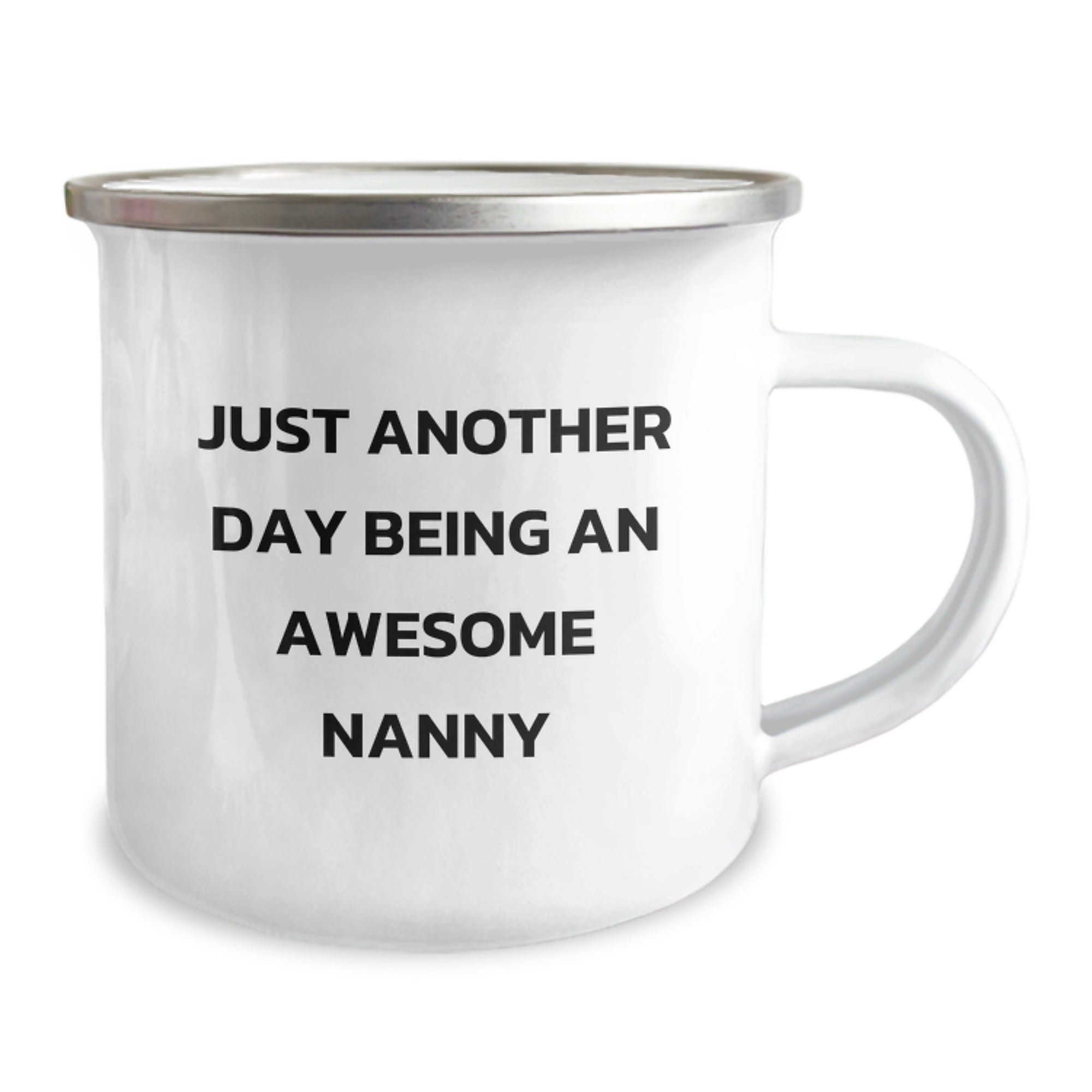 Funny Nanny Gifts from Mom, Christmas Unique Gifts for Nanny, Camping Mug with Just Another Day Being An Awesome Nanny Quote - Image 2