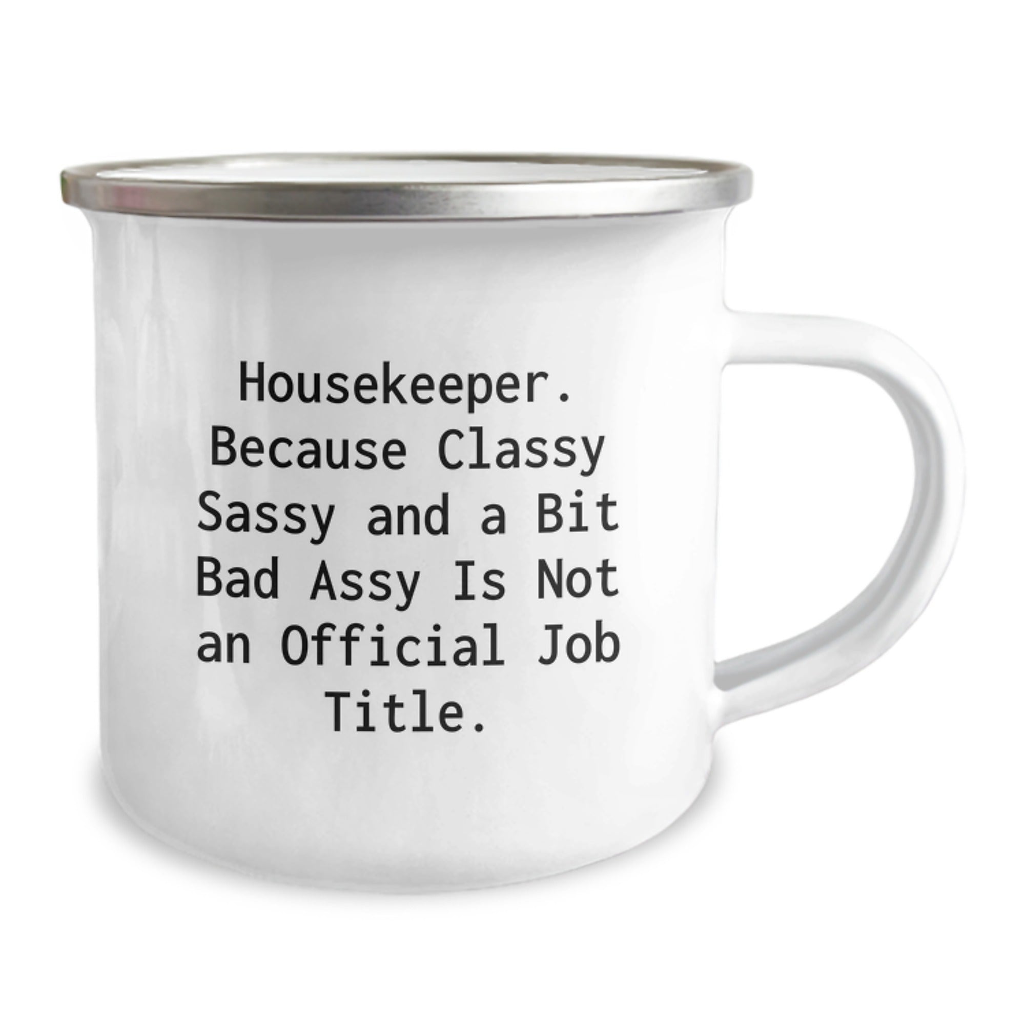 Funny Gifts from Friends - Housekeeper Humor for Christmas Unique Gifts, Housekeeper, Camping Mug, Funny Quote - Image 2