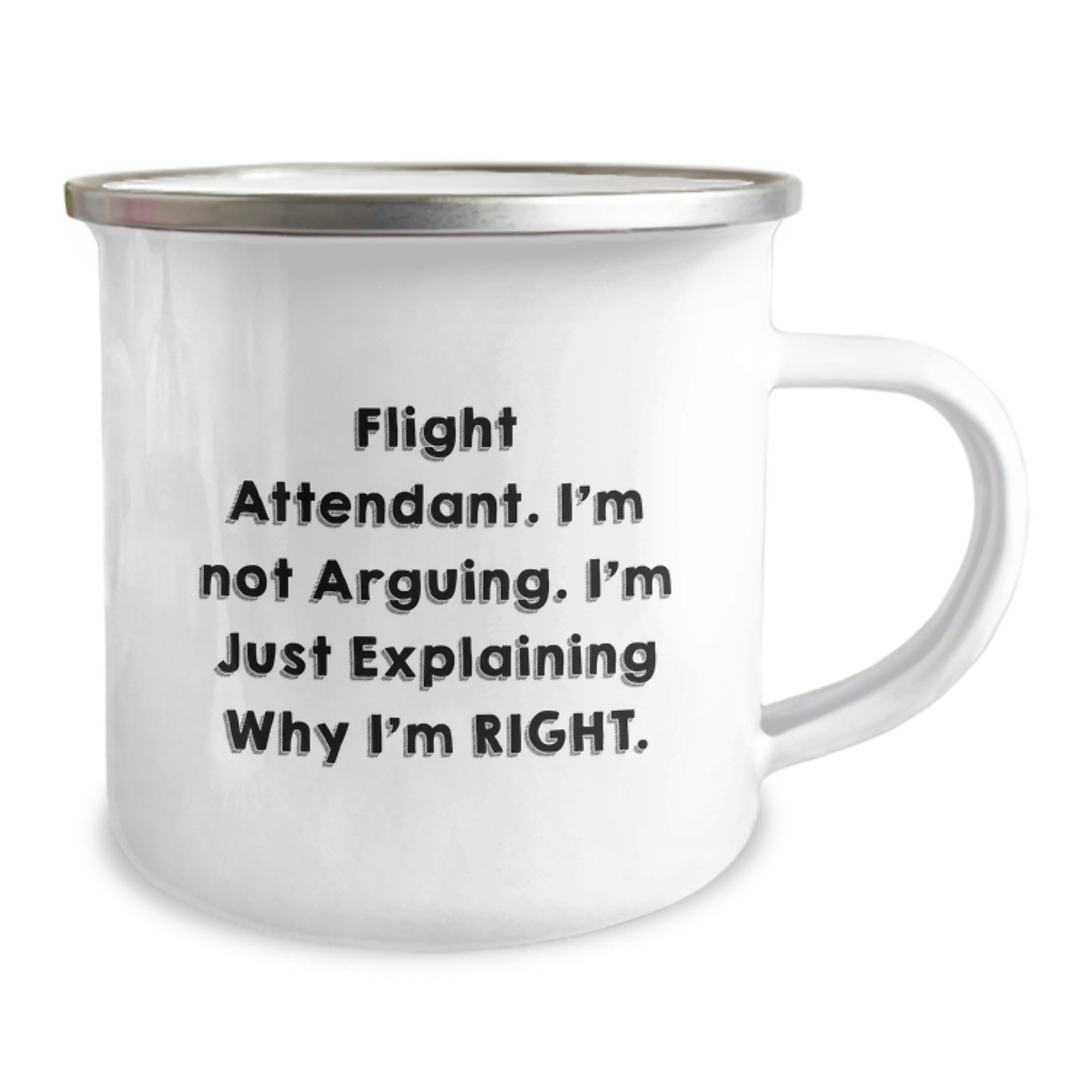 Funny Flight Attendant Gifts from Friends to Flight Attendants - Flight Attendant Camping Mug - Christmas Unique Mugs for Flight Attendant - Image 2