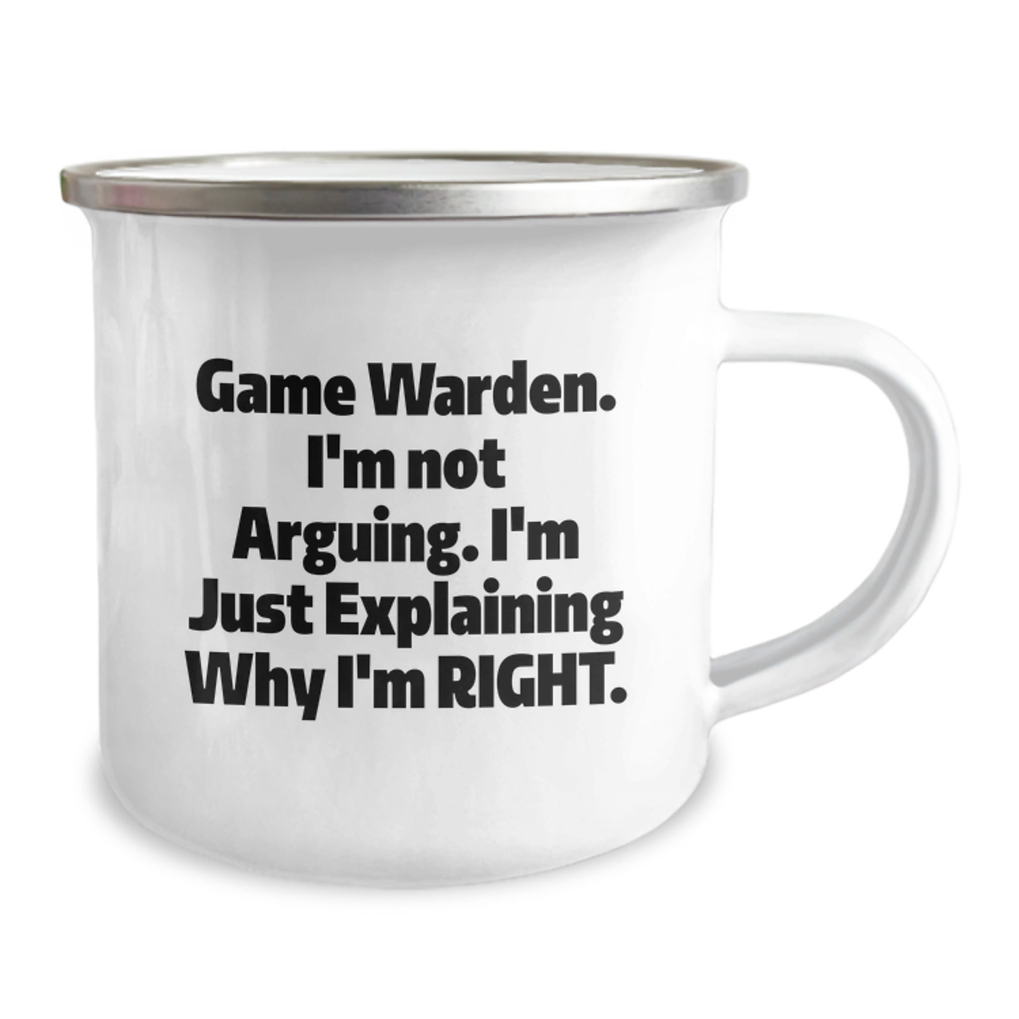 Funny Game Warden Mugs Gifts from Friends, Christmas Unique Gifts for Game Wardens, Camping Mug with Humorous Quote - Image 2
