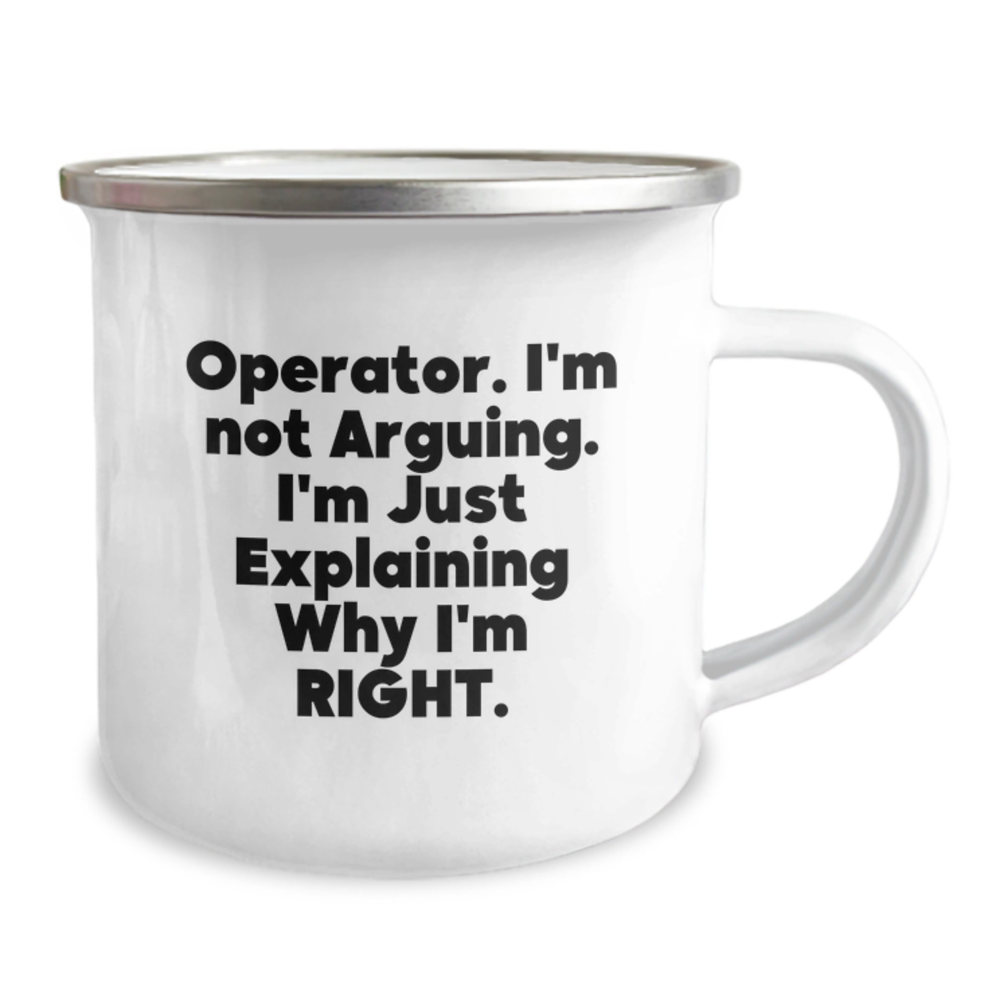 Operator Camping Mug Gifts for Friends, Christmas Unique Operator Mugs from Friends, Funny Operator Quotes, Operator Enthusiast Gifts, Operator Coffee Mug - Image 2