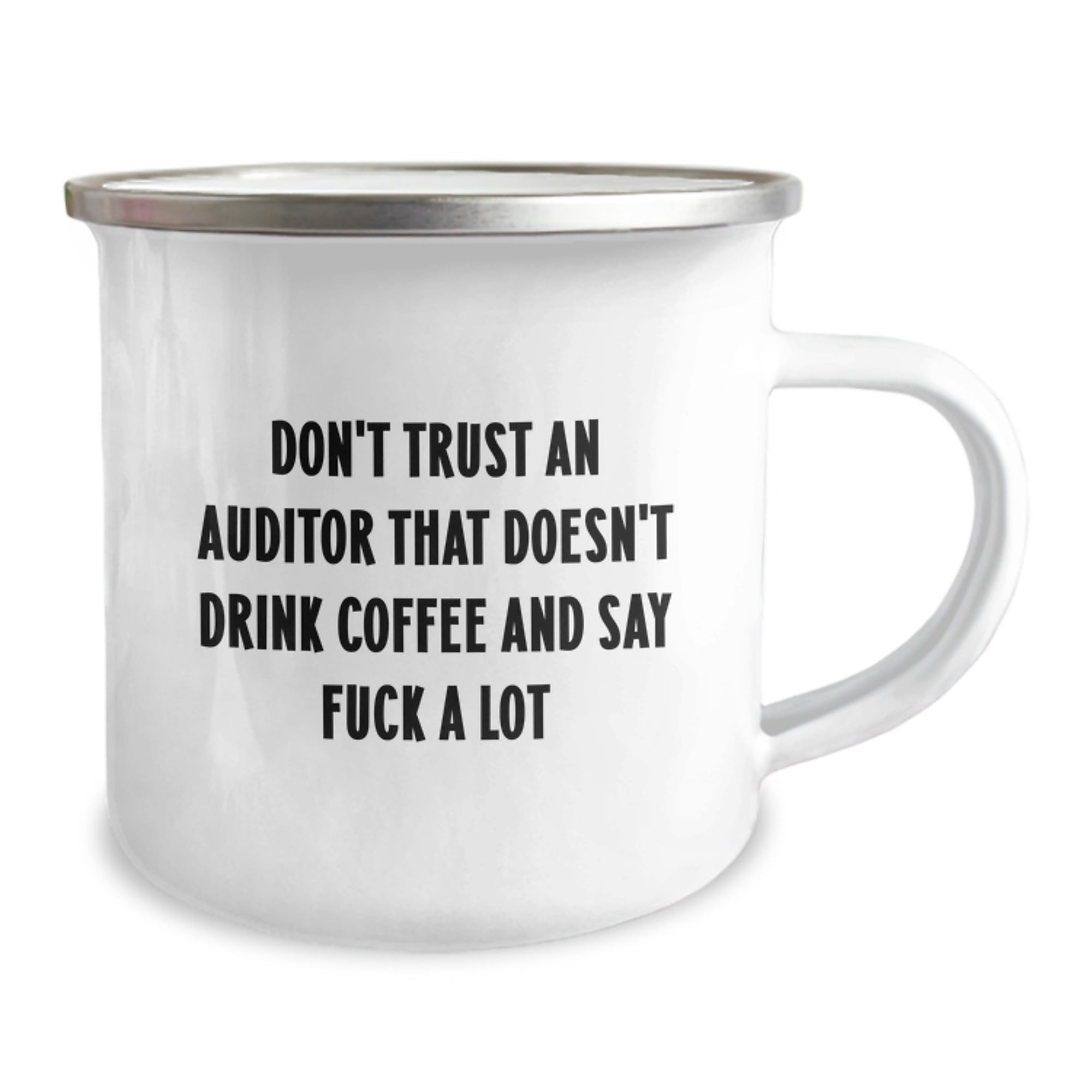 Funny Auditor Gifts for Men - Don't Trust Auditor Without Coffee, Perfect Christmas Unique Gifts from Friends to Coworkers - Image 2